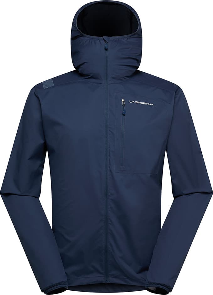 La Sportiva Men's Wall Breeze Stretch Jacket Night Sky/chalk