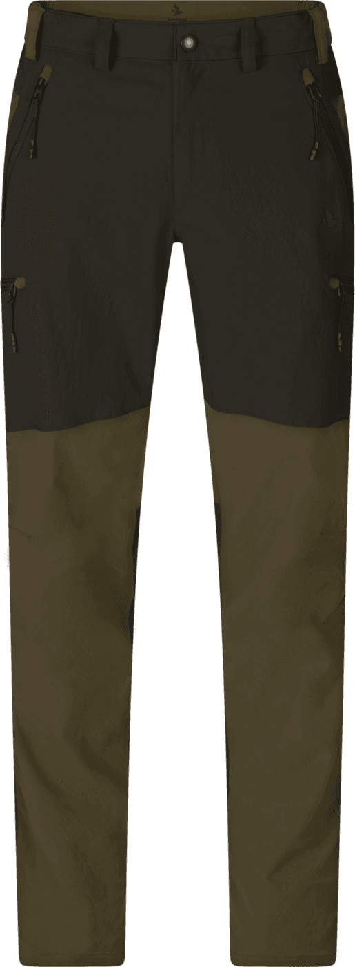 Seeland Men's Outdoor Stretch Trousers Grizzly Brown/Duffel Green