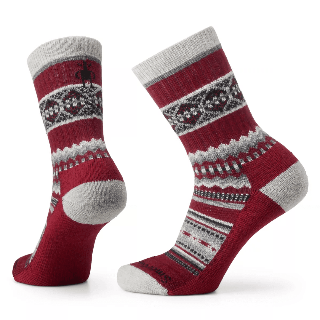SmartWool Smartwool Men's Everyday Snowed In Sweater Crew Socks Tibetan Red