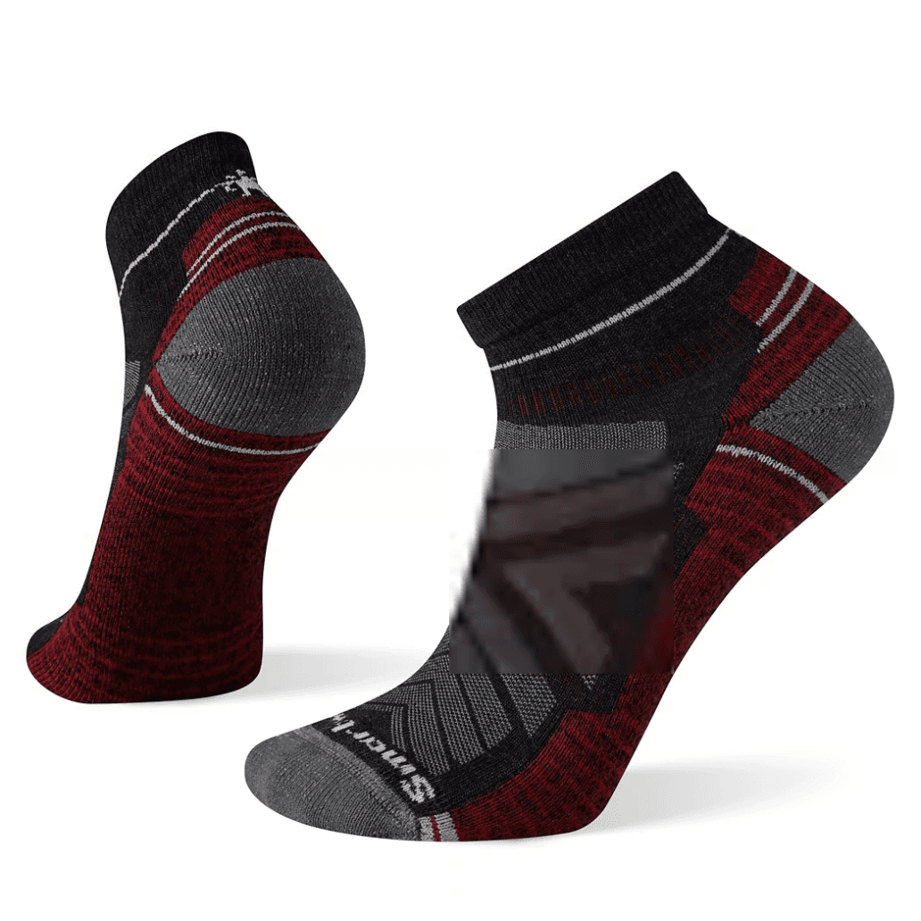 SmartWool Smartwool Men's Hike Light Cushion Ankle Socks Charcoal