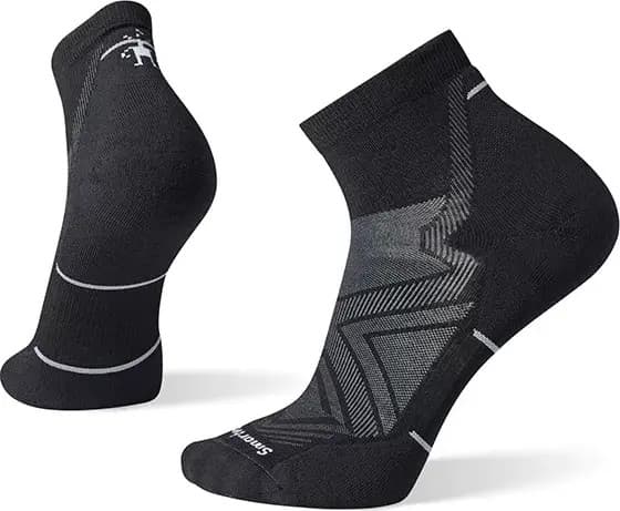 SmartWool Smartwool Men's Run Targeted Cushion Ankle Socks Black
