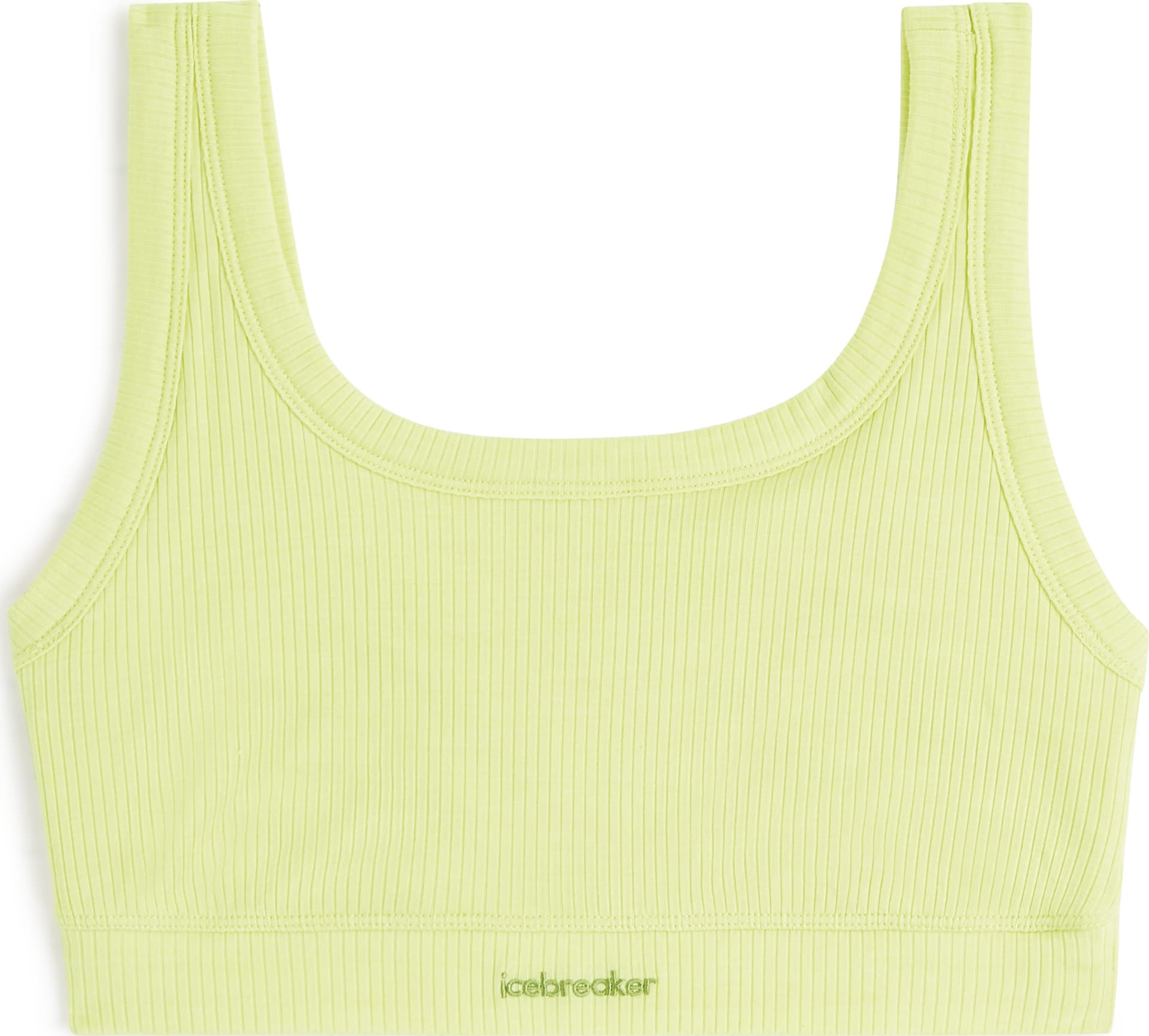 Icebreaker Icebreaker Women's Merino Rib Lotus Bra Citrine