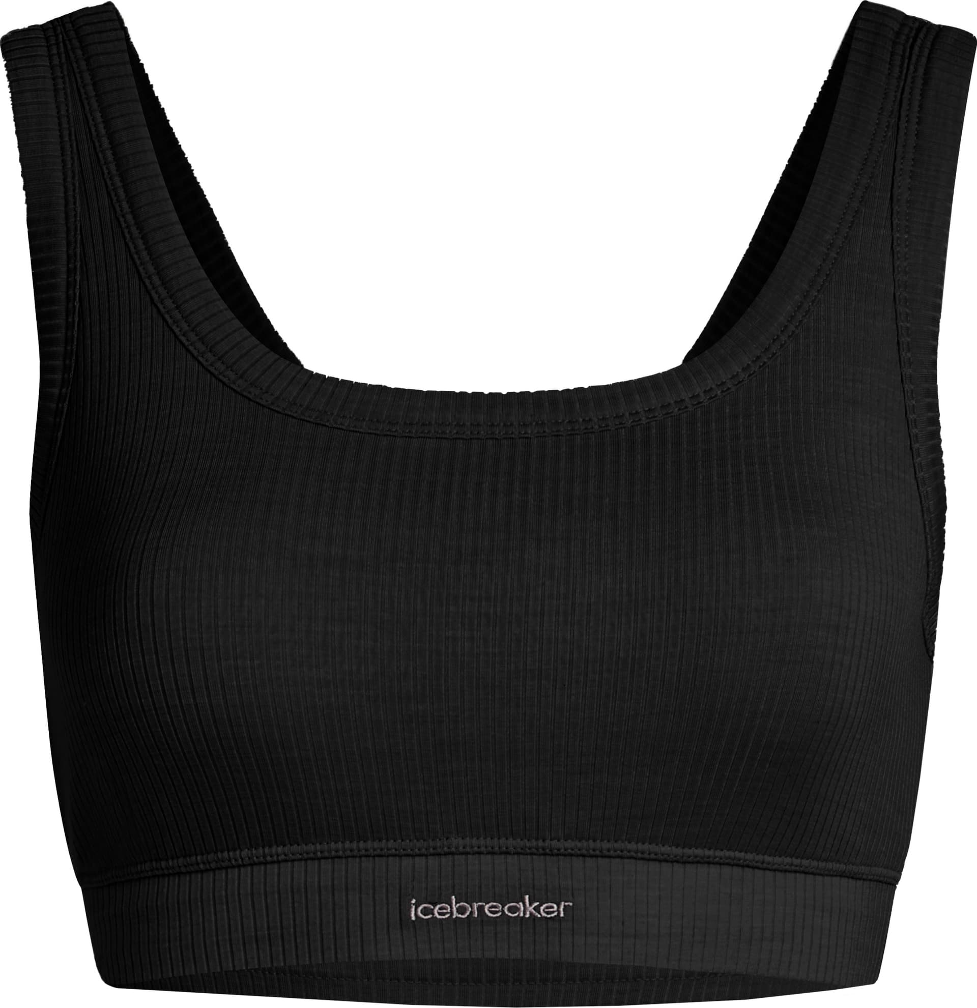 Icebreaker Women's Merino Rib Lotus Bra Black
