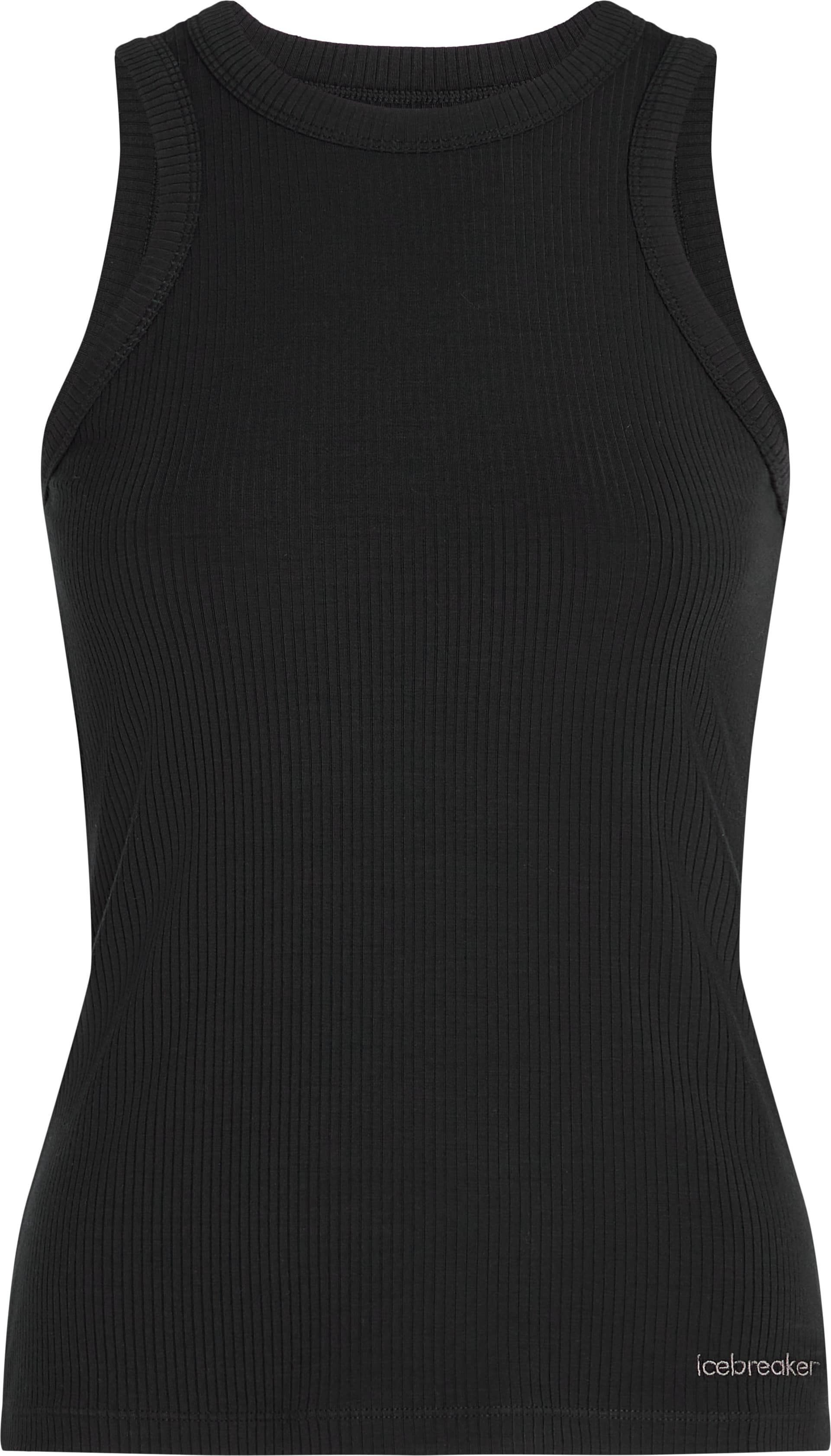 Icebreaker Women's Merino Rib Lotus Tank Black