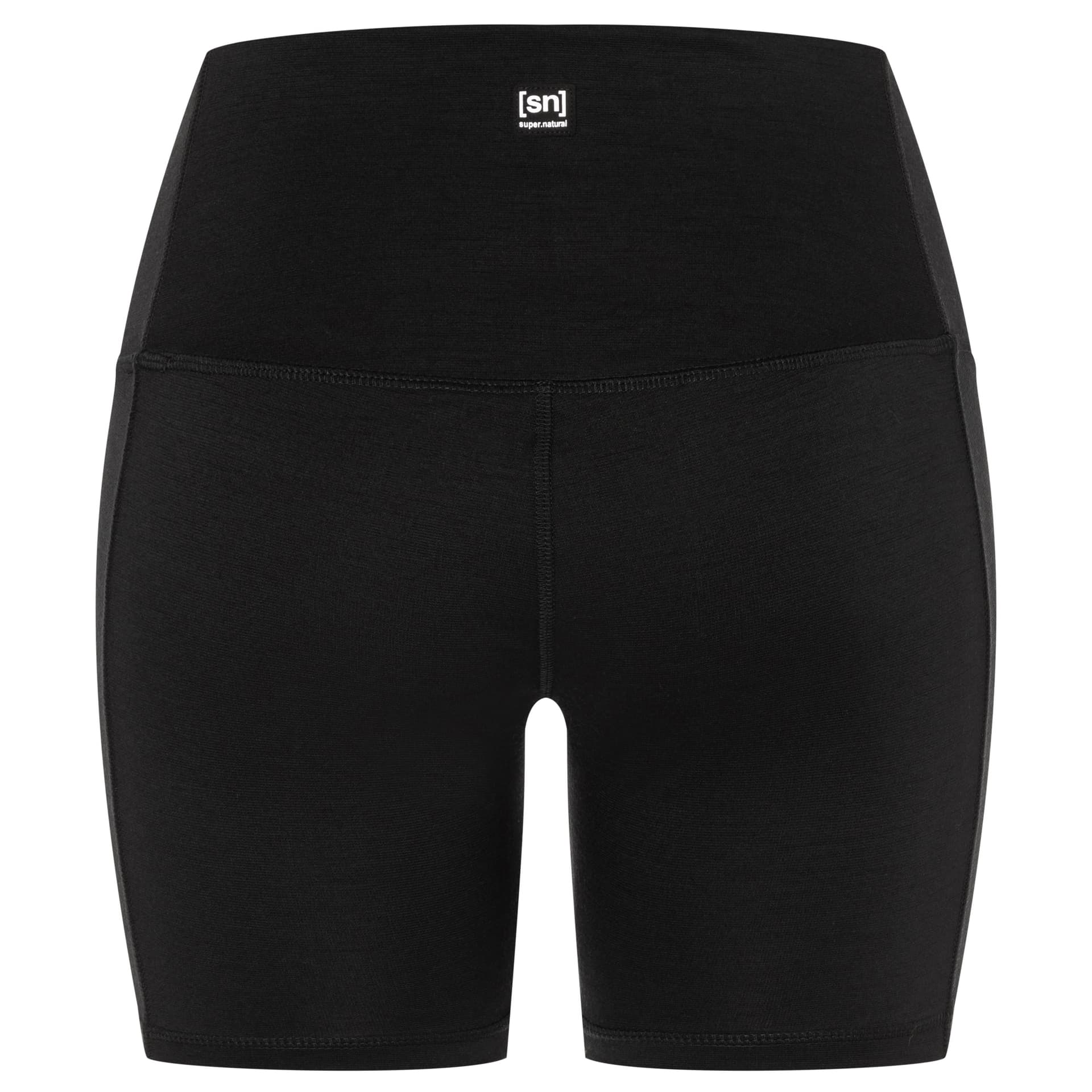 super.natural Women's Liquid Flow Shorts Jet Black