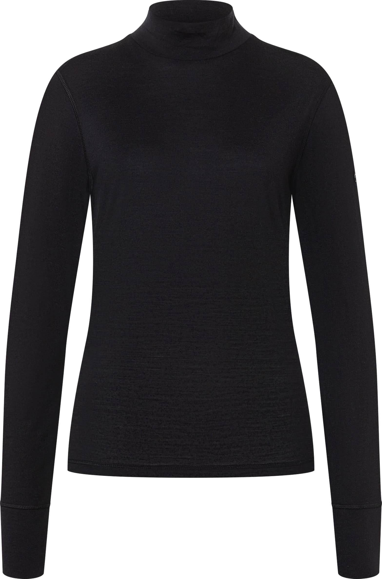 super.natural Women's Tundra175 Turtleneck Jet Black