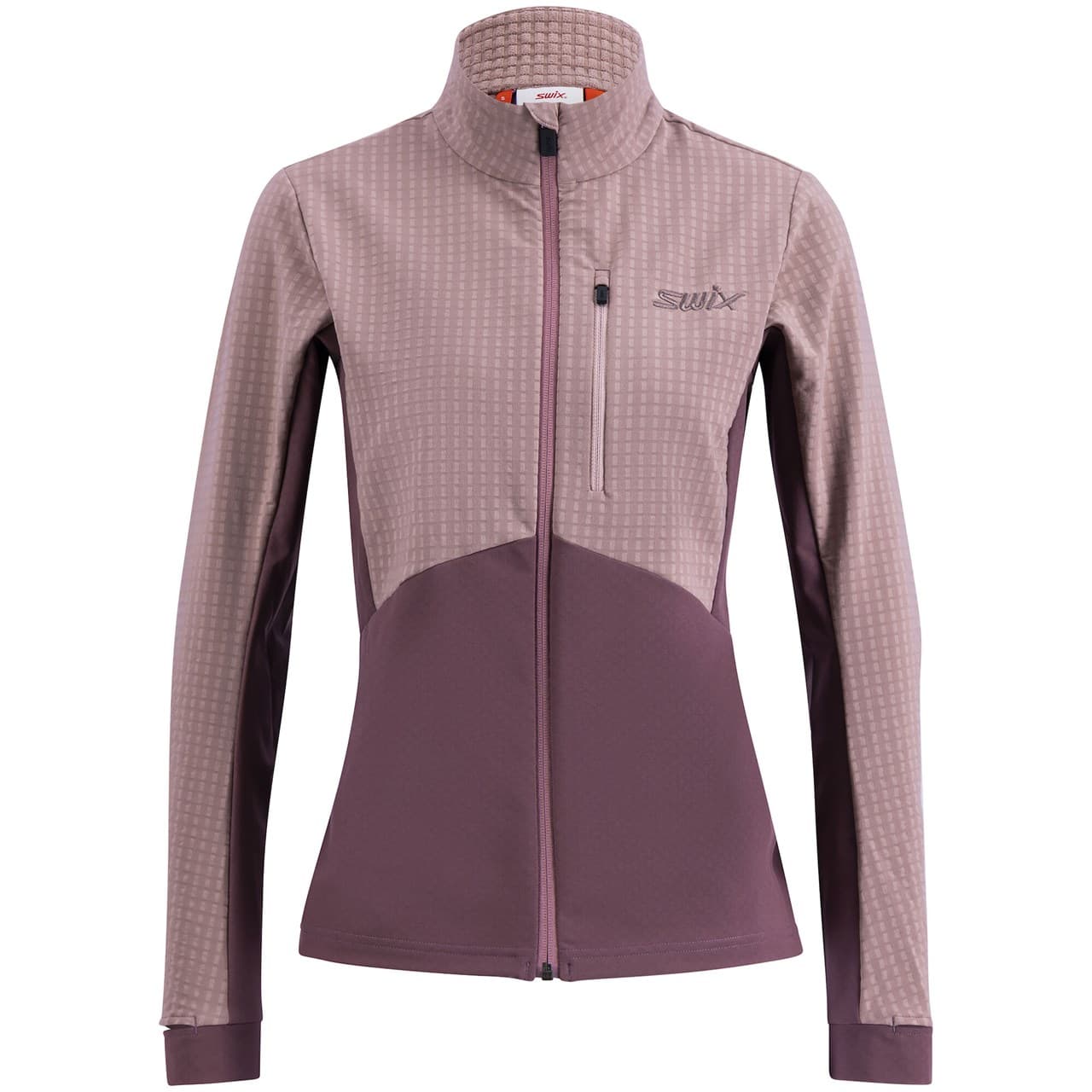 Swix Swix Women's Pace Hybrid Full Zip Midlayer Light Plum/Plum