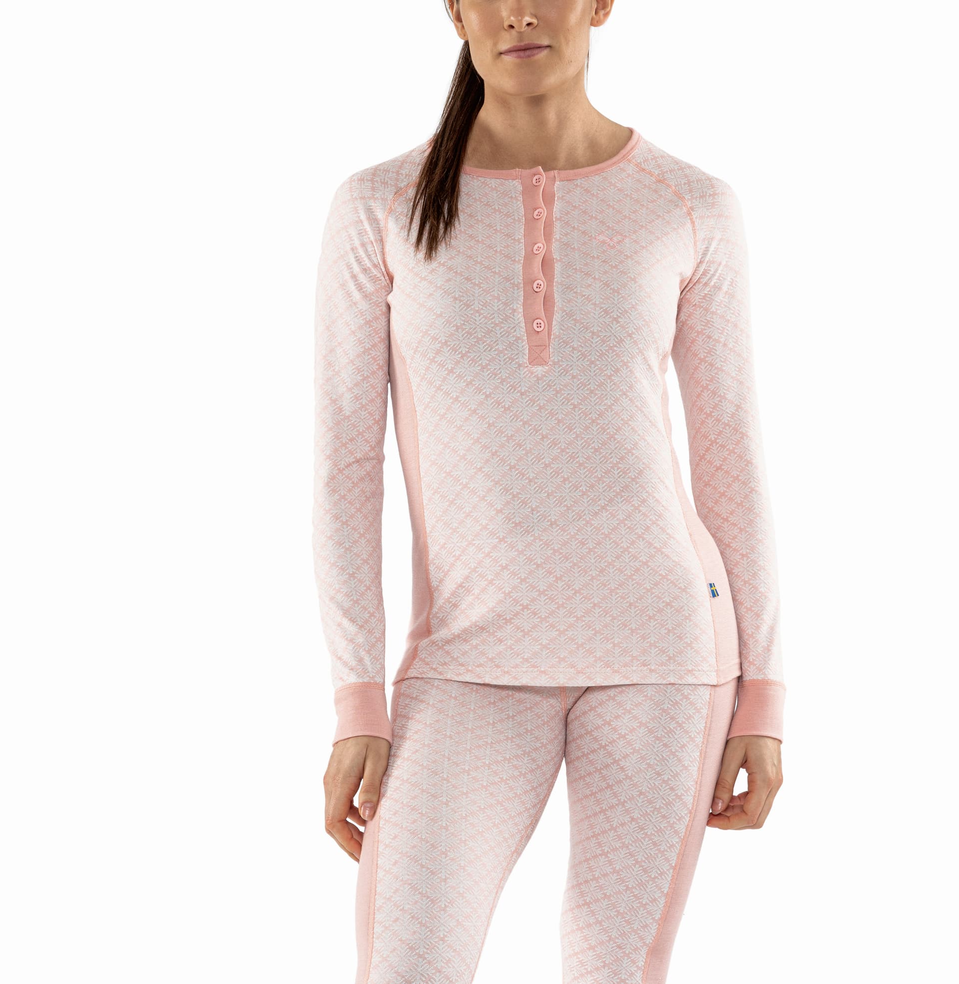 Termo Termo Women's Long Sleeve Jumper Buttons Soft Pink