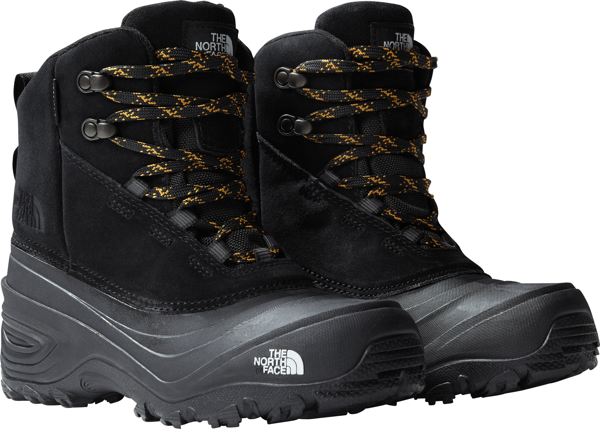 The North Face Kids' Chilkat V Lace Waterproof Hiking Boots TNF Black/TNF Black