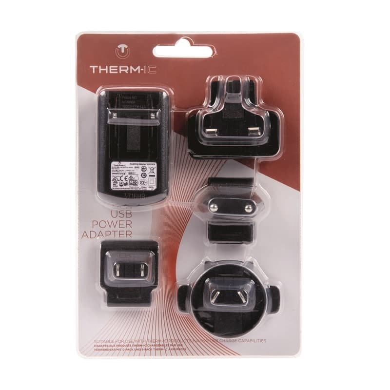 Therm-ic Therm-ic USB Power Adapter Black