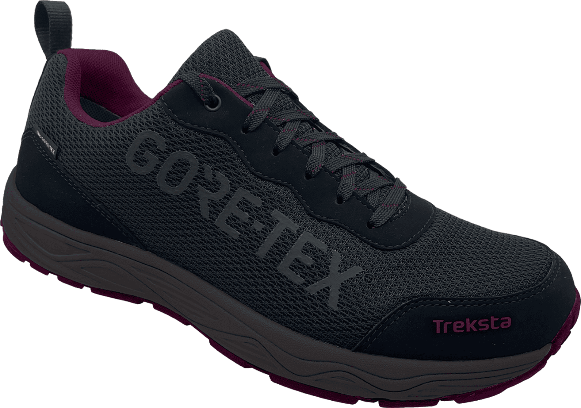 Treksta TrekSta Unisex Olympus Low Gore-Tex Black/Burgundy