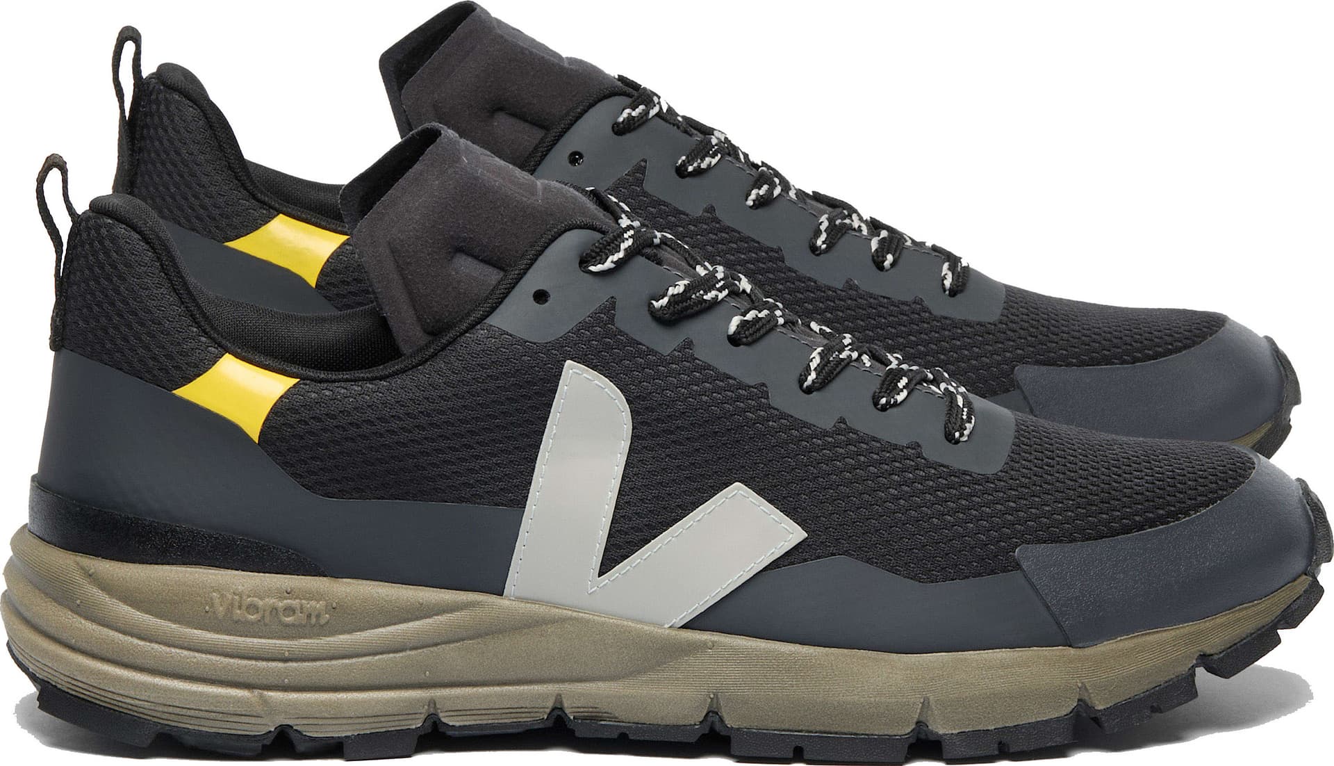 Veja Veja Men's Dekkan Alveomesh Black Oxford Grey Tonic