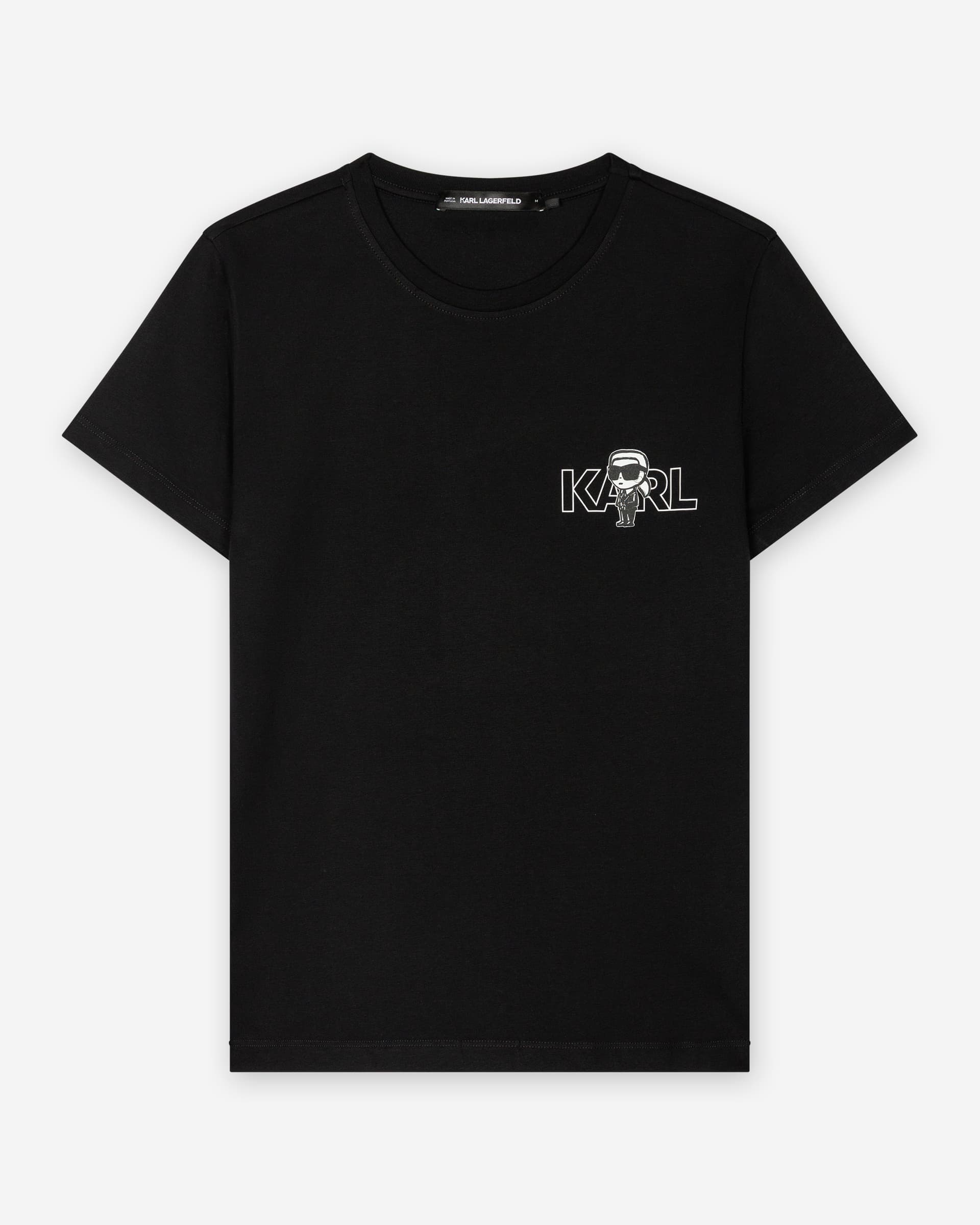 Karl Lagerfeld T-shirt Karl Lagerfeld A3W17085 Preto