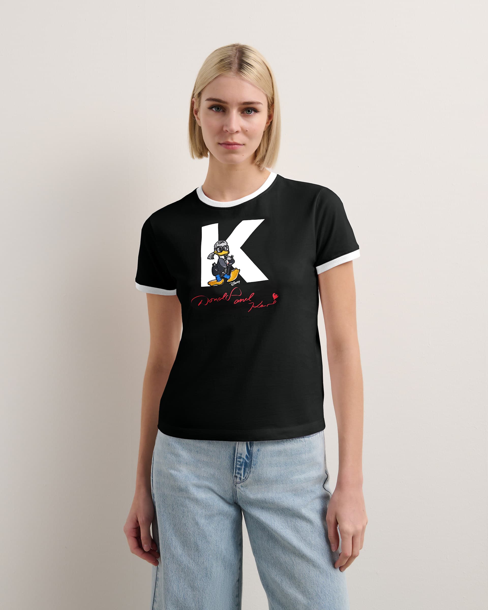 Karl Lagerfeld T-shirt Karl Lagerfeld KL X Disney Petite Preto