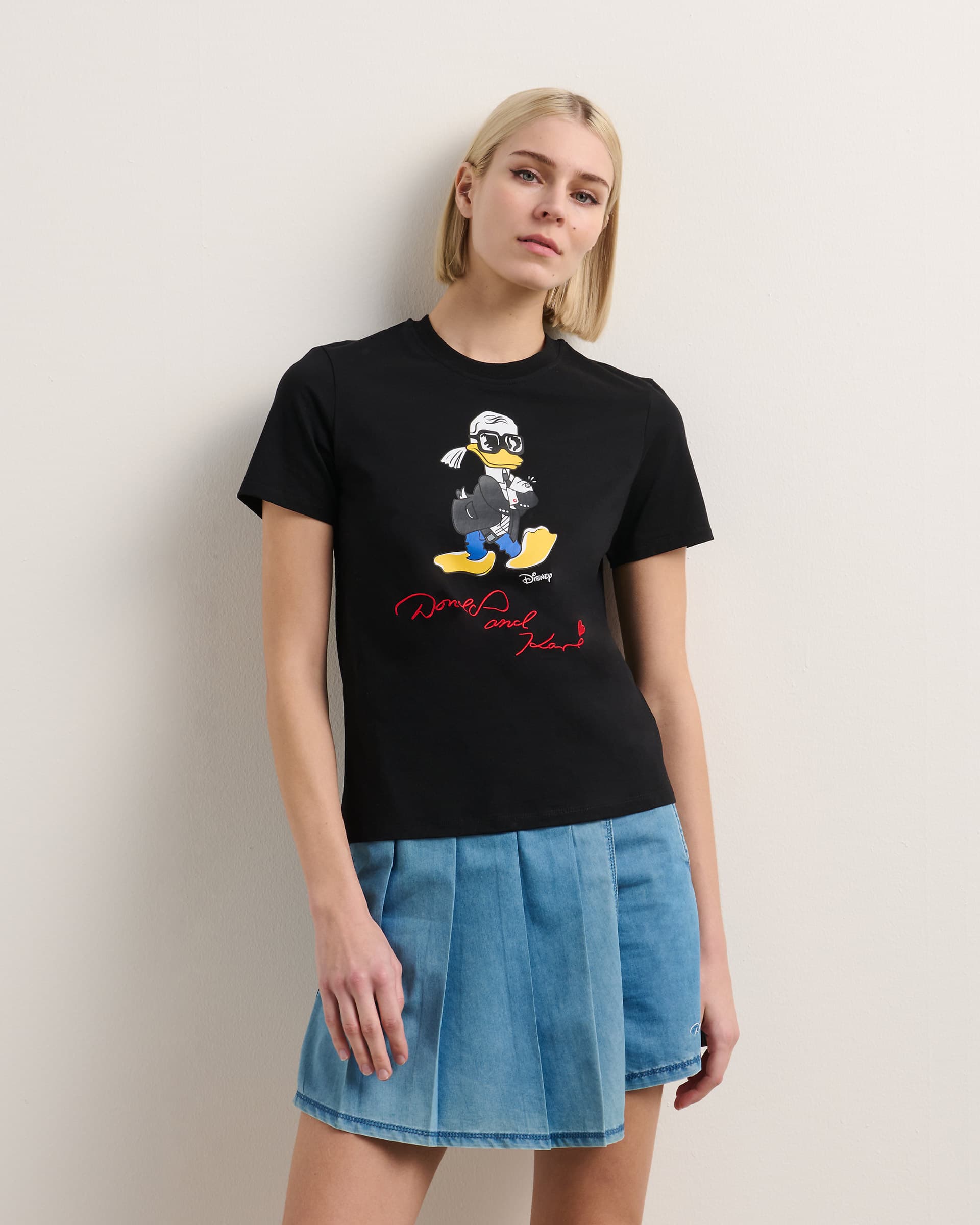 Karl Lagerfeld T-shirt Karl Lagerfeld KL X Disney Regular Preto