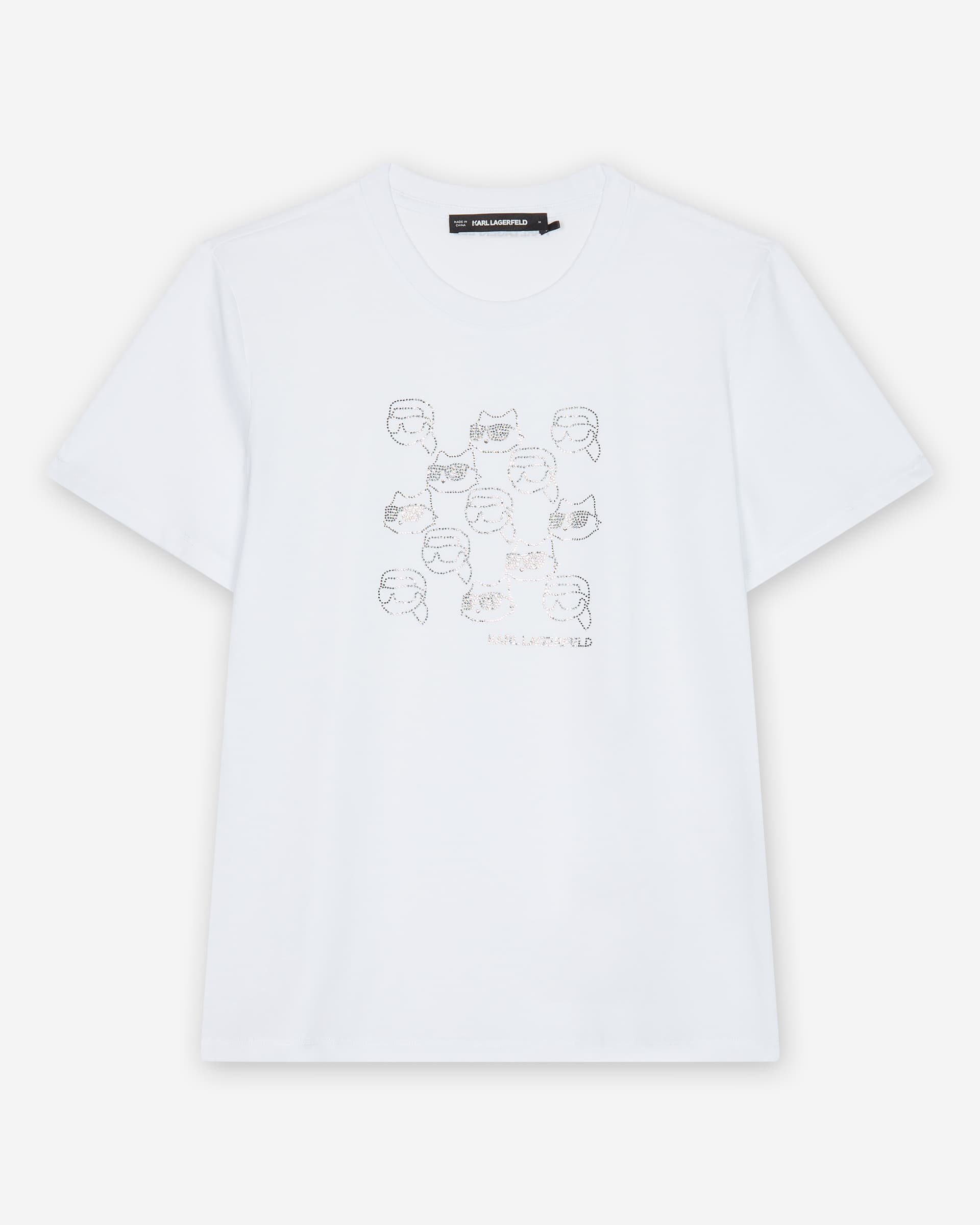 Karl Lagerfeld T-shirt Karl Lagerfeld Ikon Seasonal RS Branco