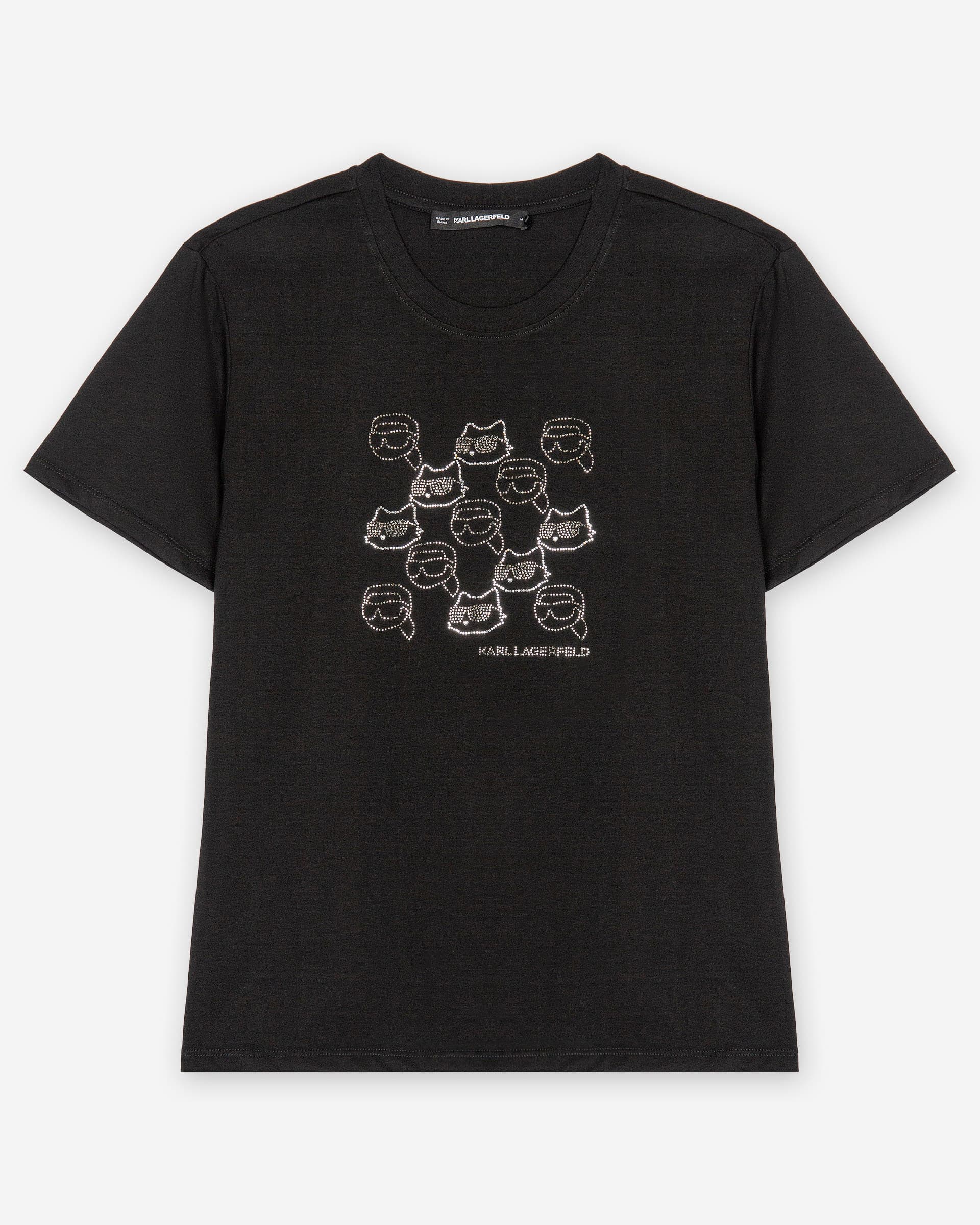 Karl Lagerfeld T-shirt Karl Lagerfeld Ikon Seasonal RS Preto