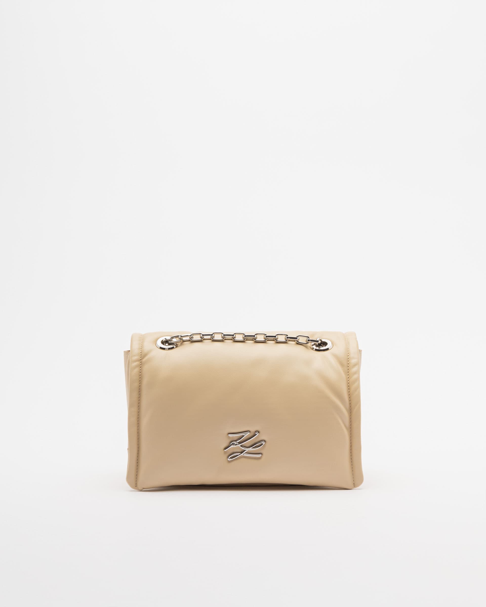 Karl Lagerfeld Mala de ombro Karl Lagerfeld A1W30173 Bege