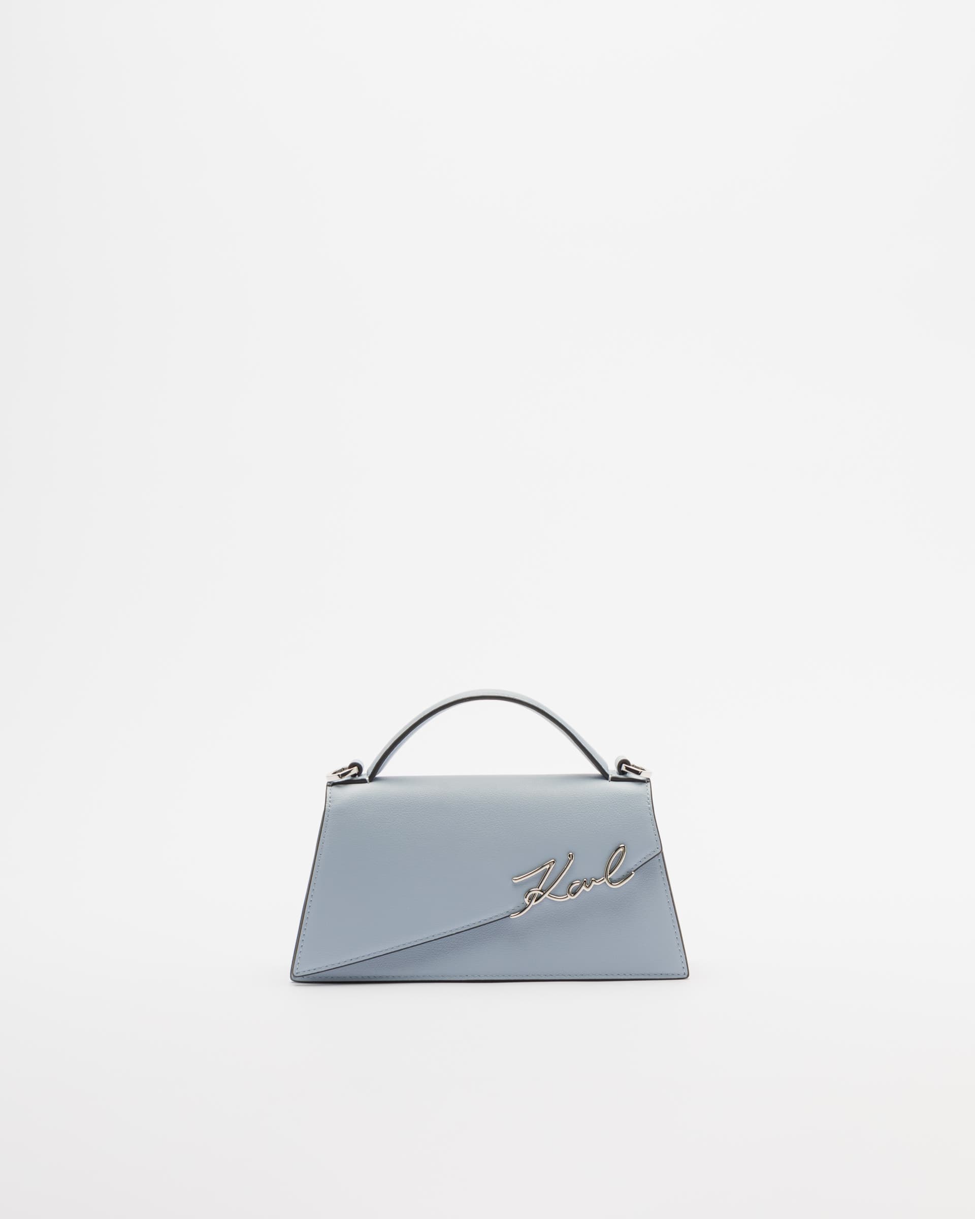 Karl Lagerfeld Mala de mão Karl Lagerfeld K/SIGNATURE SLIM CROSSBODY BAG Azul