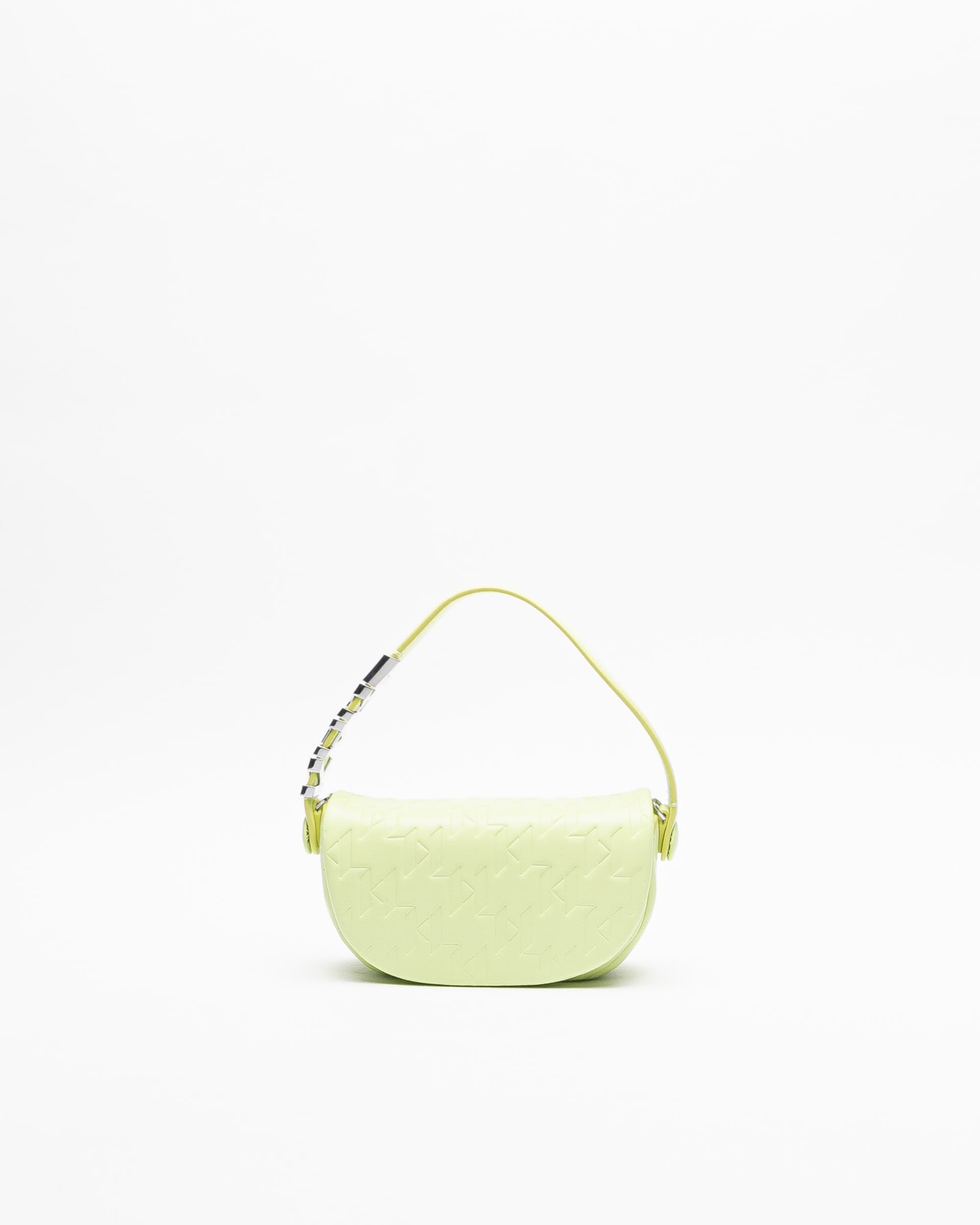 Karl Lagerfeld Mala de mão Karl Lagerfeld K/SWING SM BAGUETTE Verde