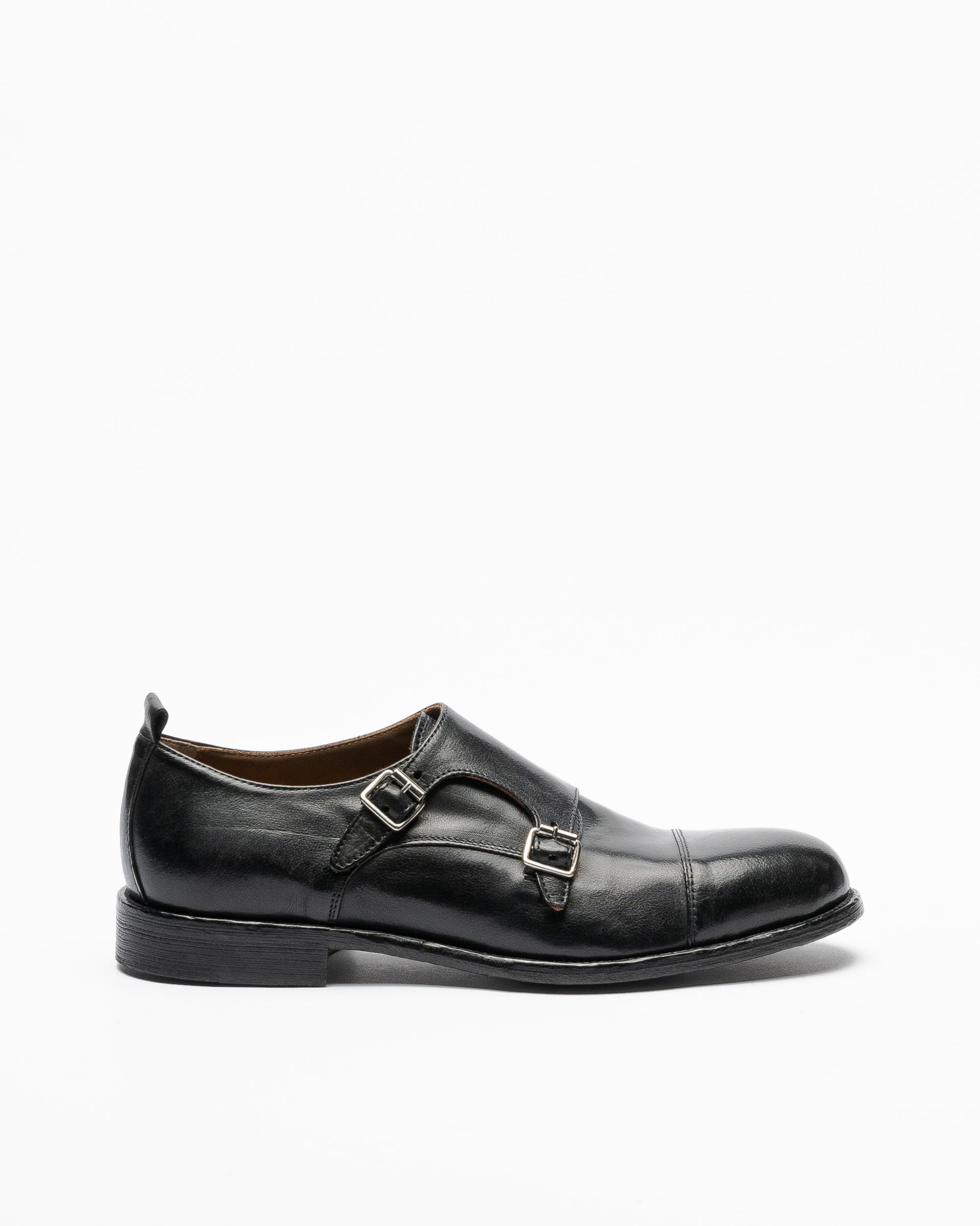 PROF Sapatos Monk Strap PROF 7177 Preto