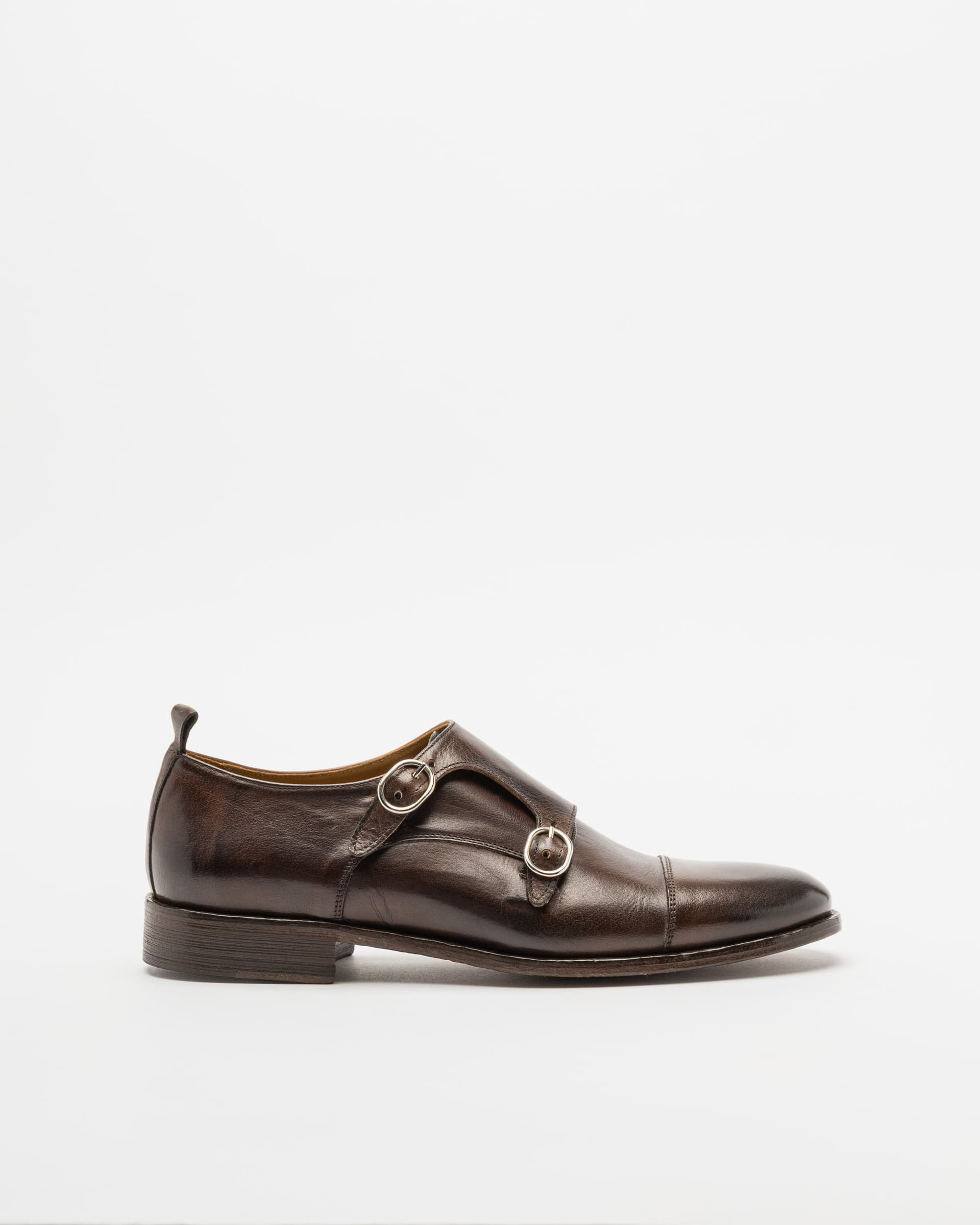 PROF Sapatos Monk Strap PROF 7210 Castanho