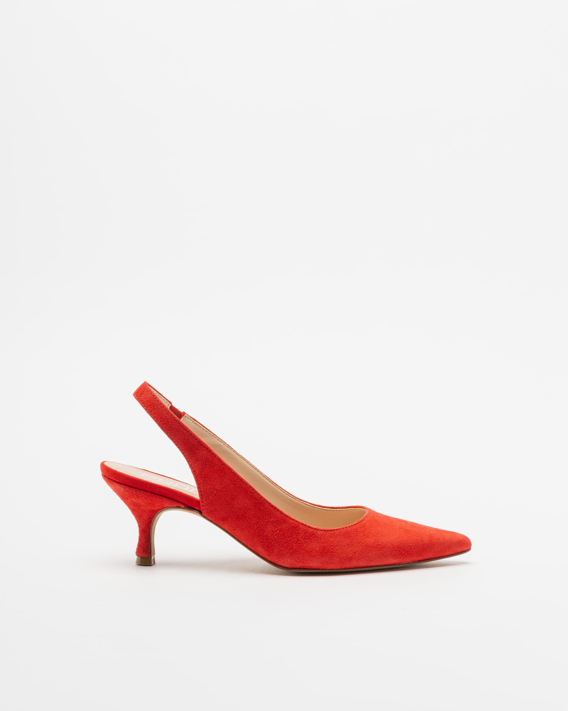 PROF Sapato aberto atrás PROF 3503 Vermelho
