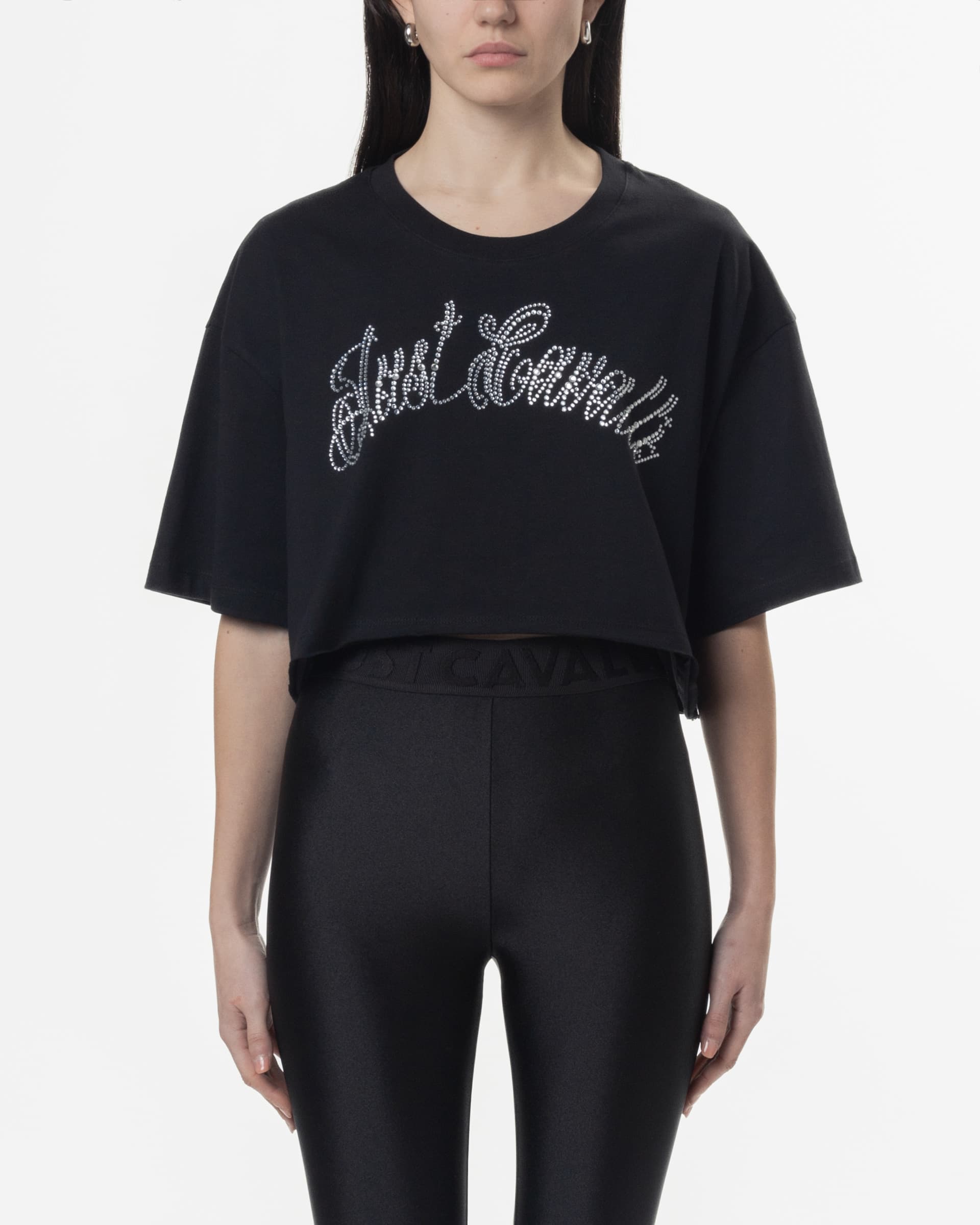 Just Cavalli T-shirt Just Cavalli 78PAHE08 Preto
