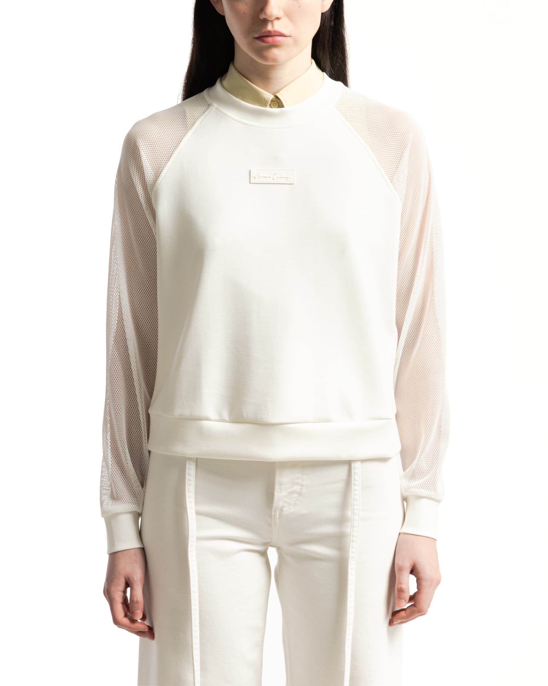 Armani Exchange Camisola Armani Exchange 3DYM84 Branco