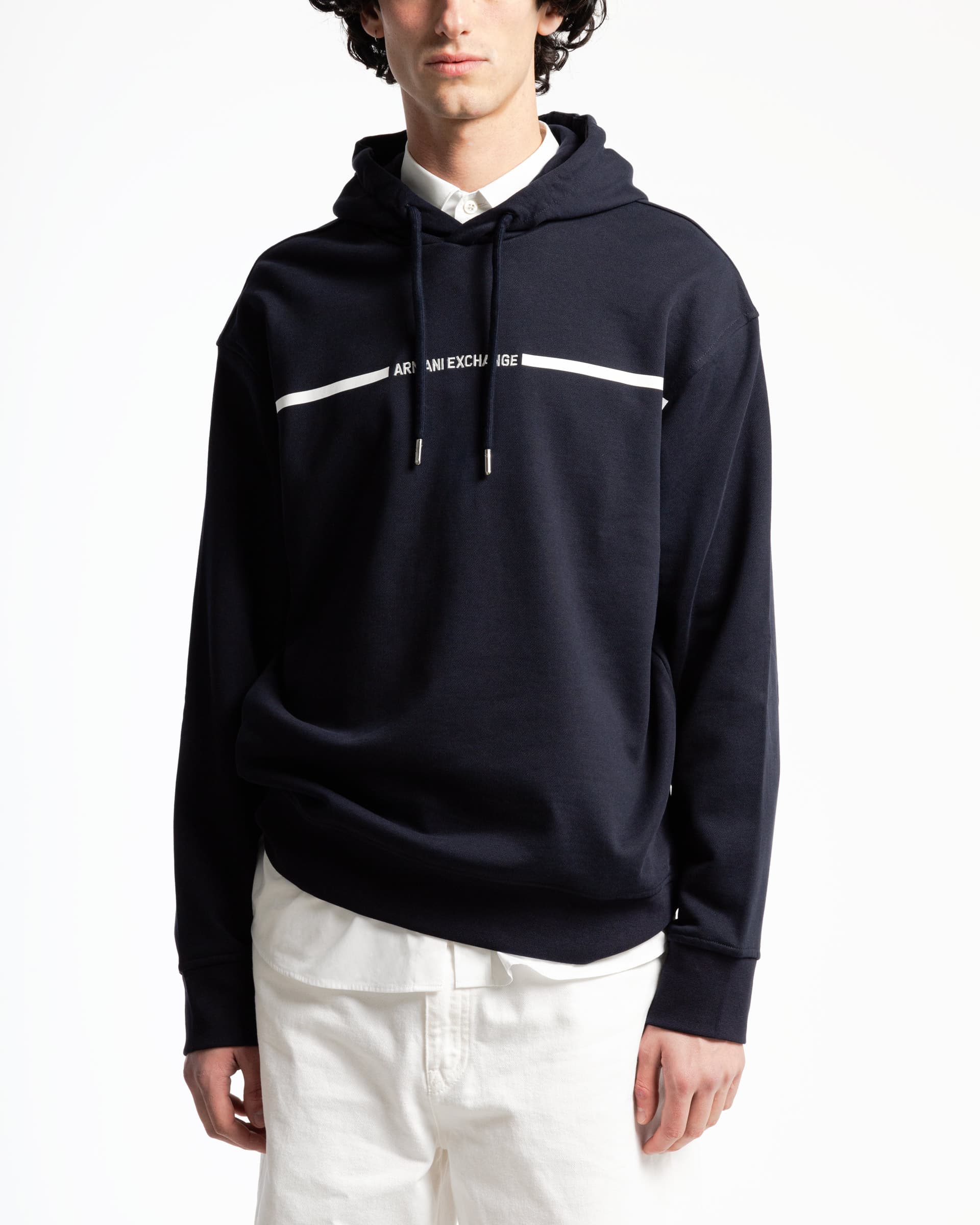 Armani Exchange Hoodie Armani Exchange 3DZMLF Azul