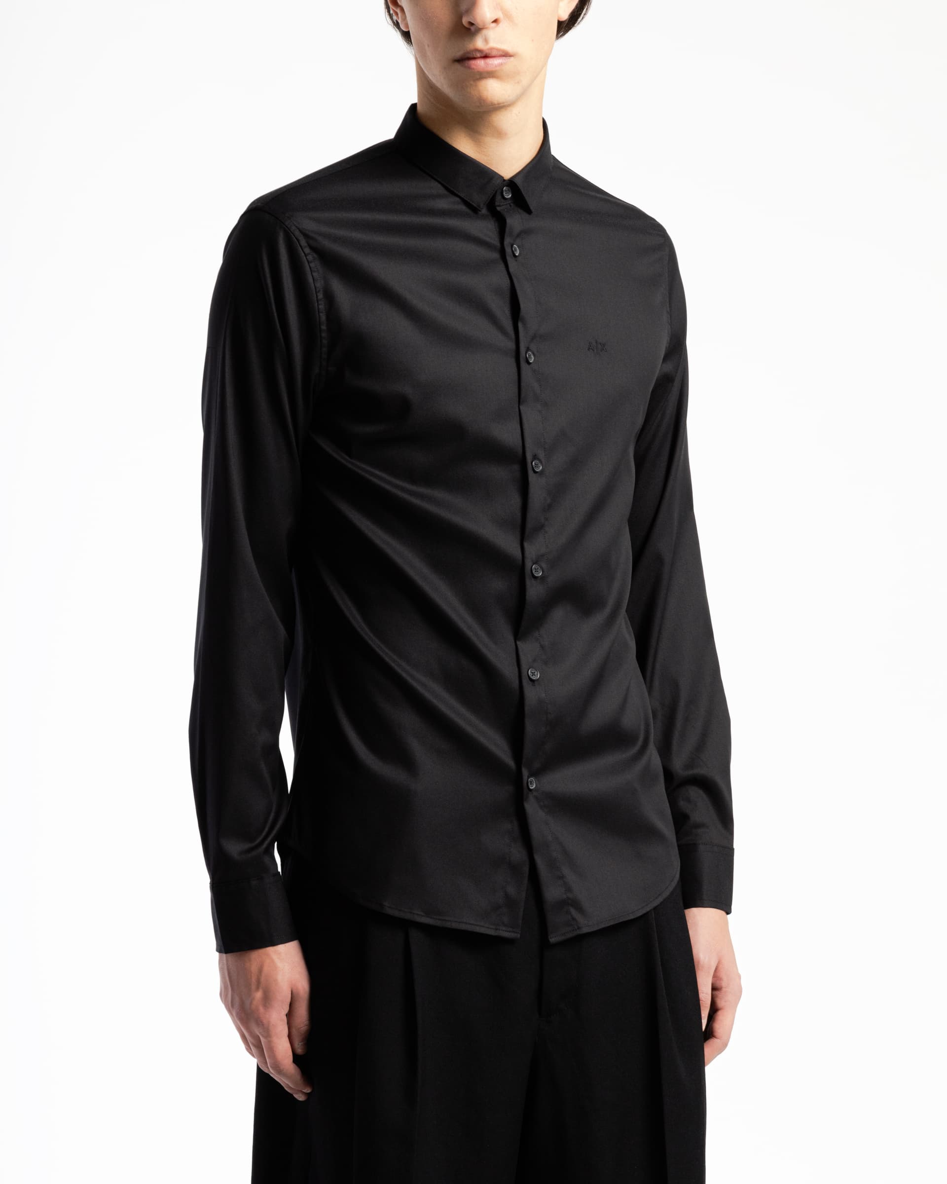 Armani Exchange Camisa Armani Exchange 8NZC49 Preto