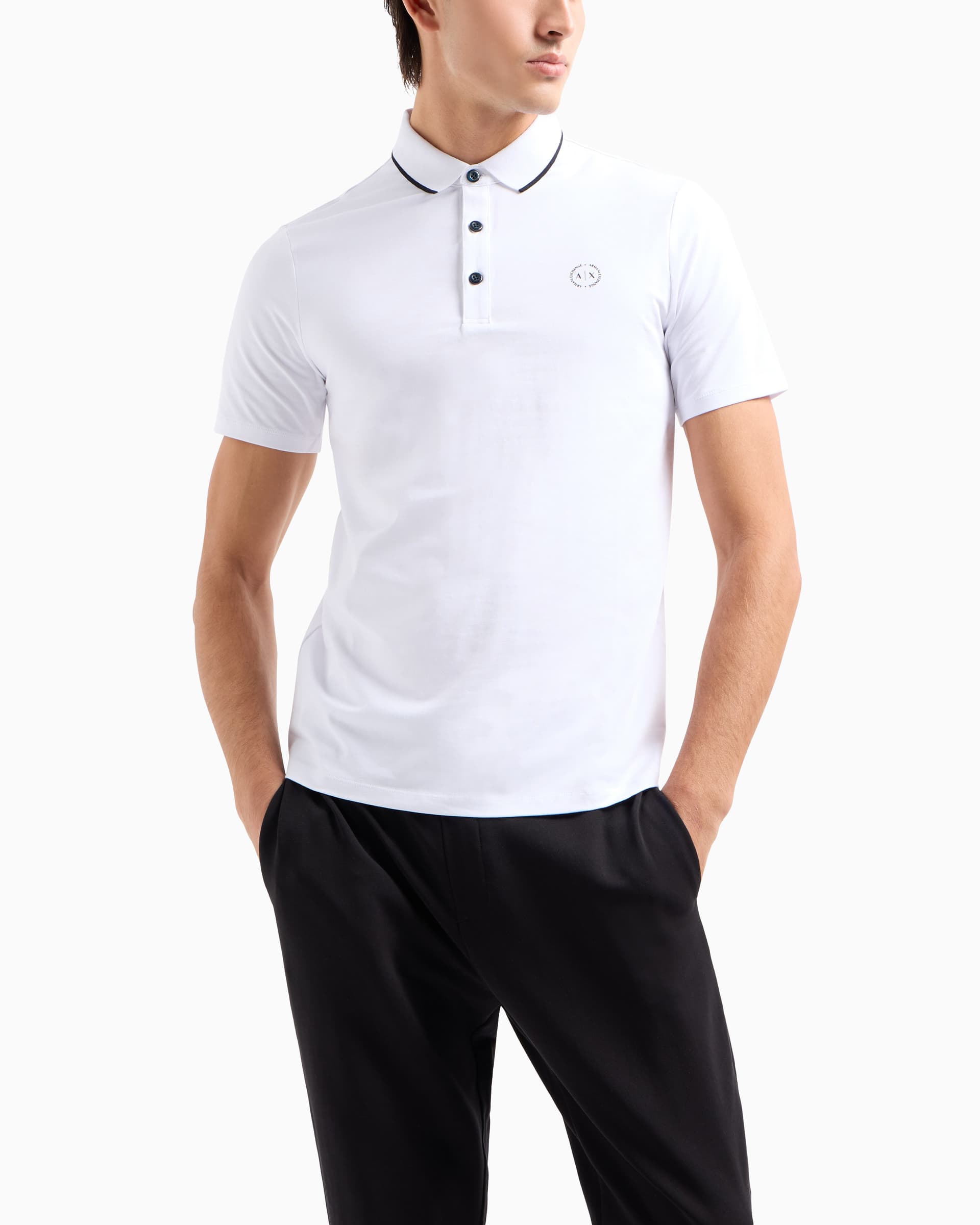Armani Exchange Polo Armani Exchange 8NZF70 Branco