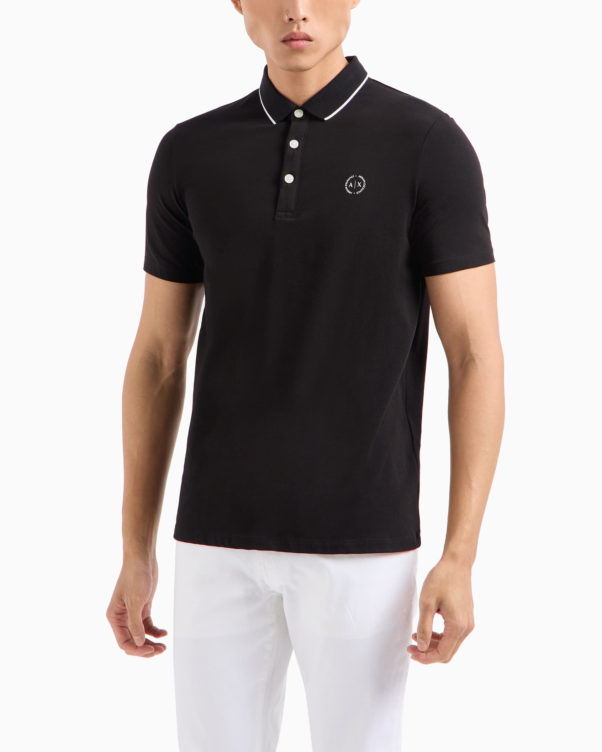 Armani Exchange Polo Armani Exchange 8NZF70 Preto