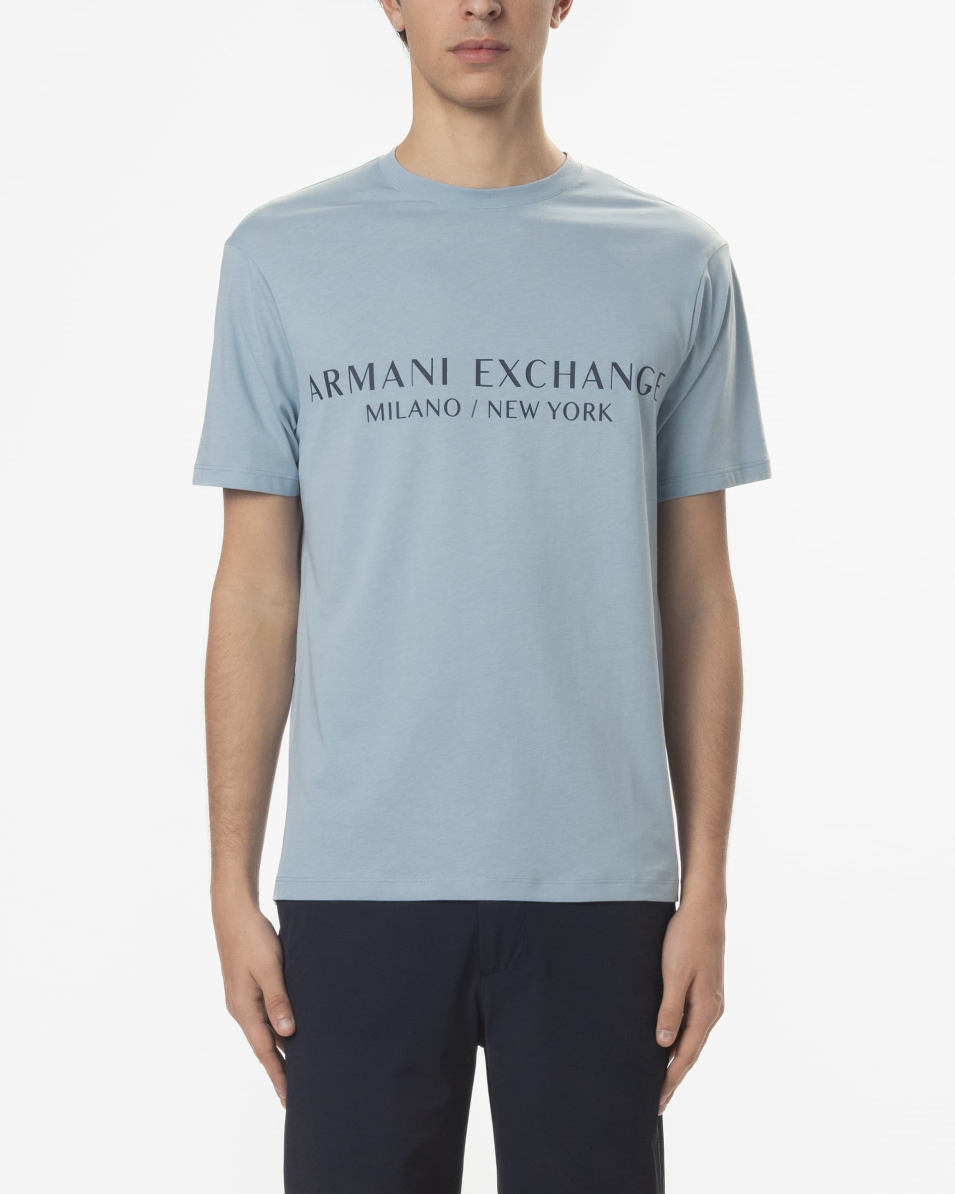 Armani Exchange T-shirt slim fit Armani Exchange 8NZT72 Z8H4Z Azul