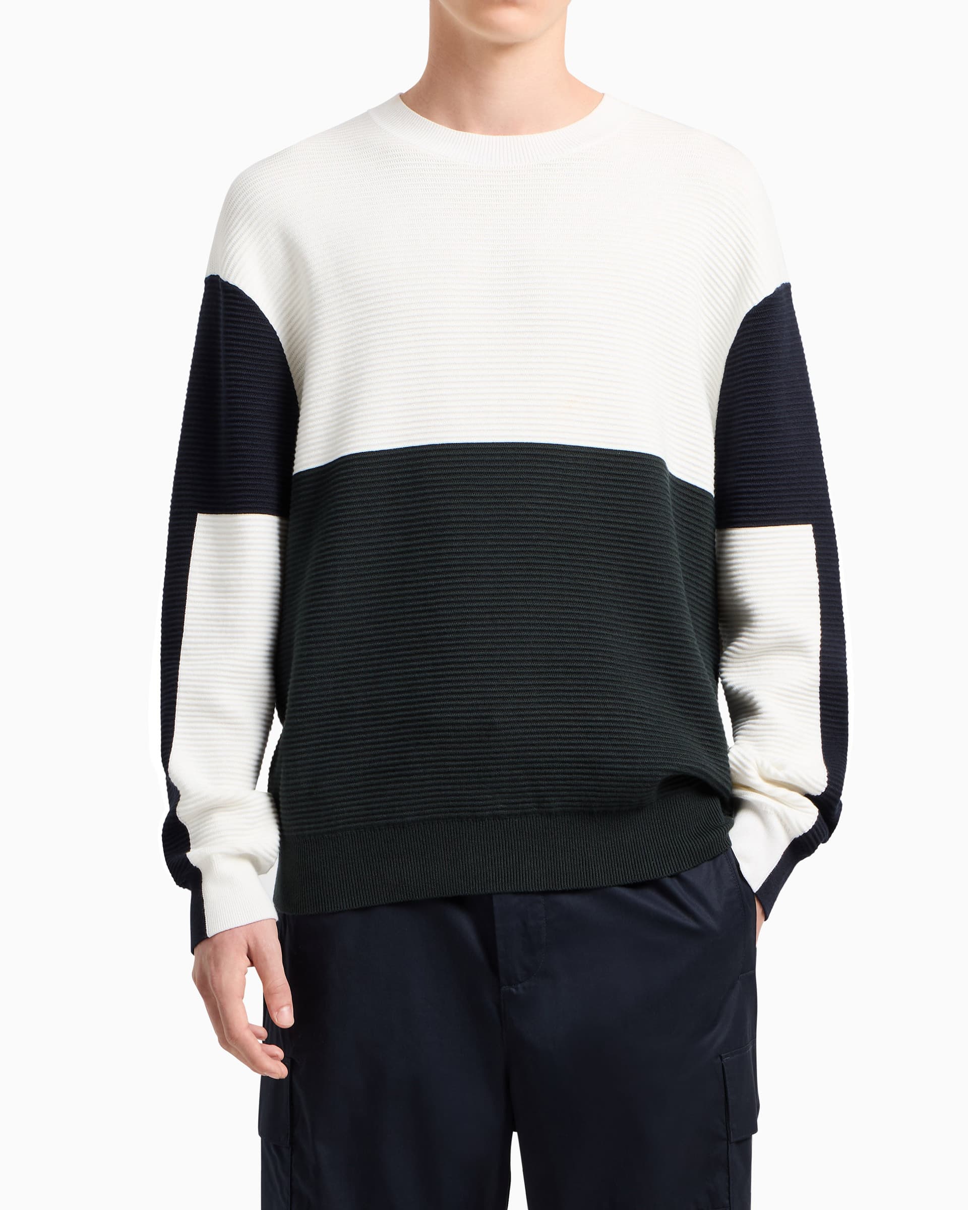 Armani Exchange Camisola de malha Armani Exchange XM000174 Branco