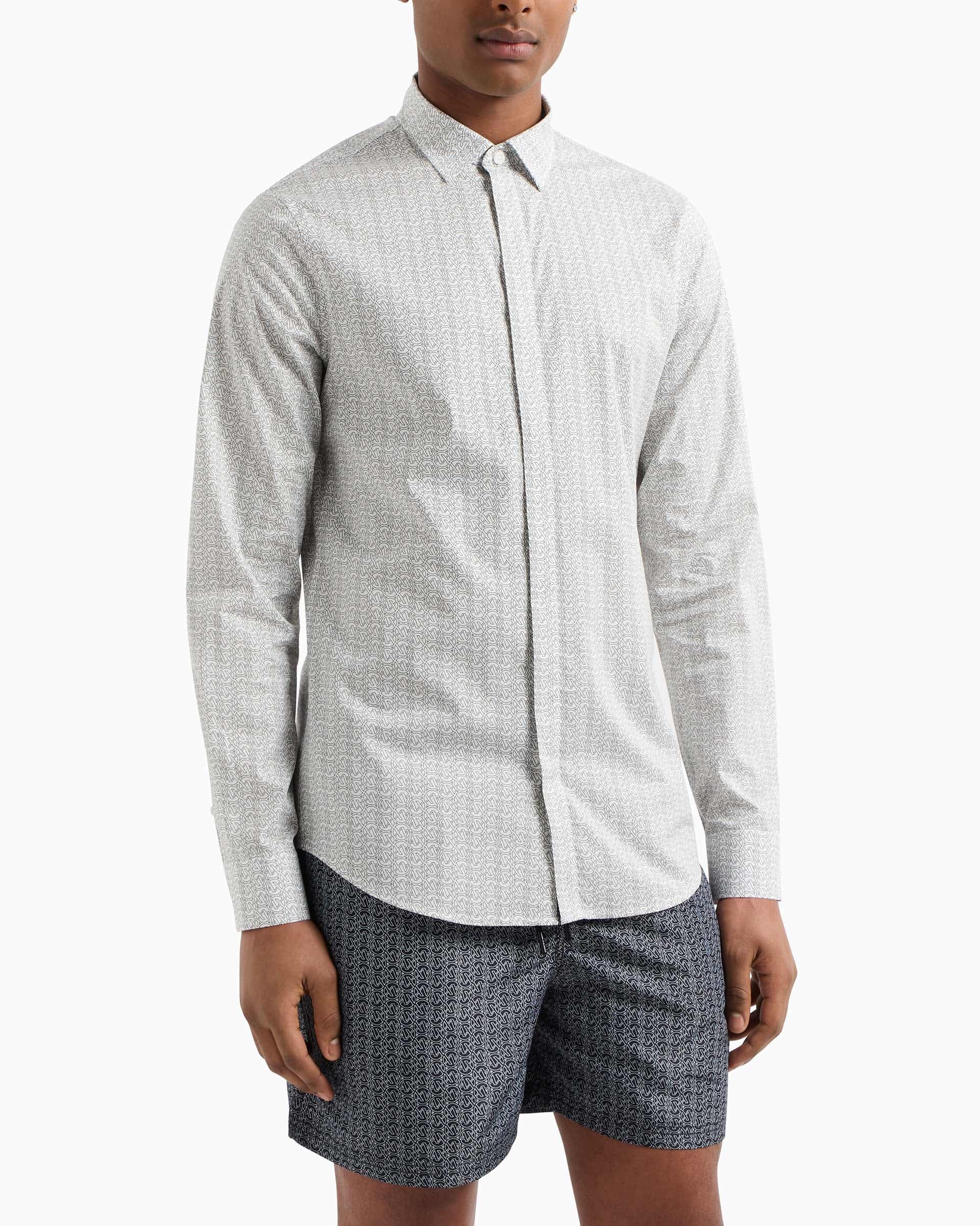 Armani Exchange Camisa Armani Exchange XM000625 Branco