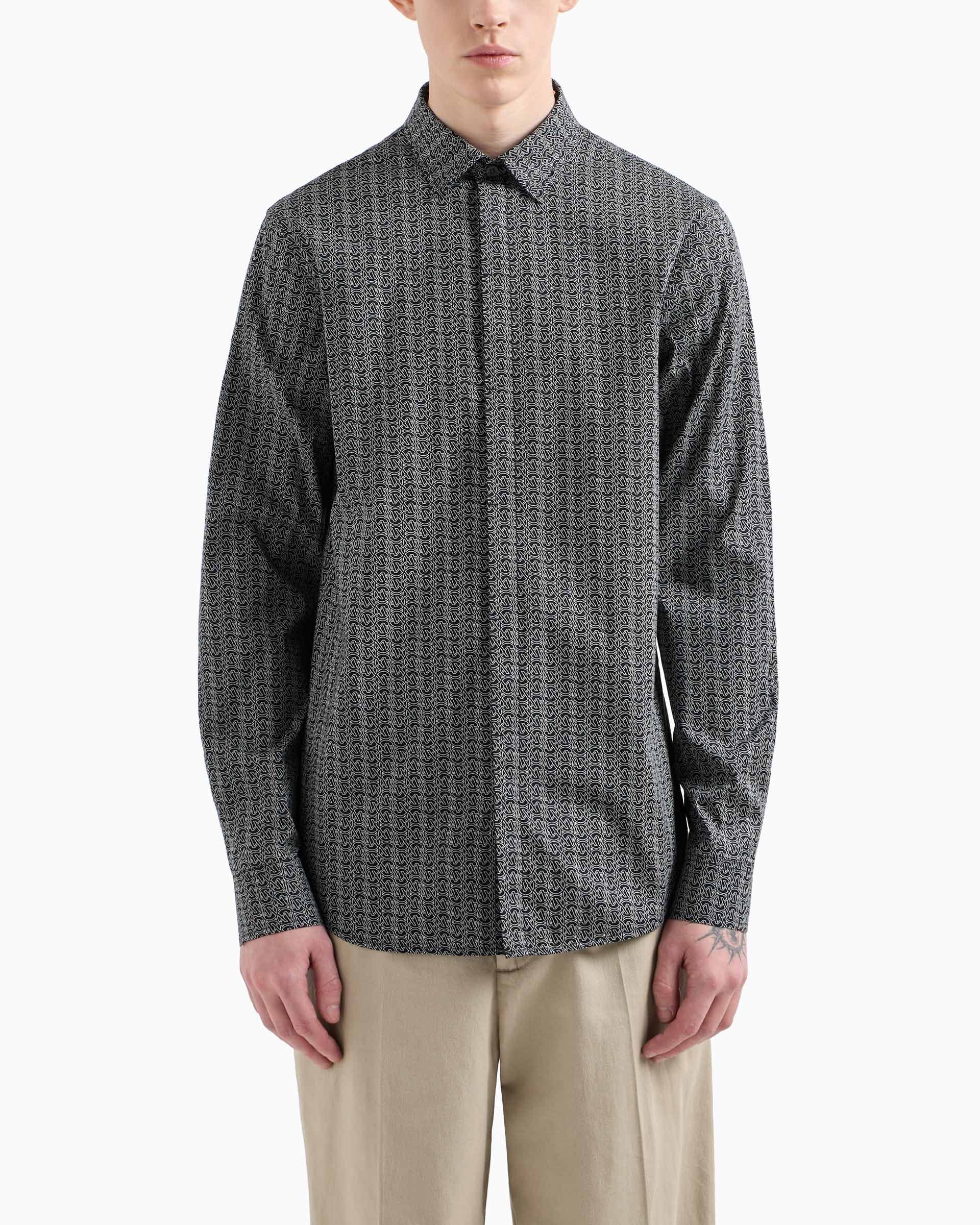 Armani Exchange Camisa Armani Exchange XM000625 Preto
