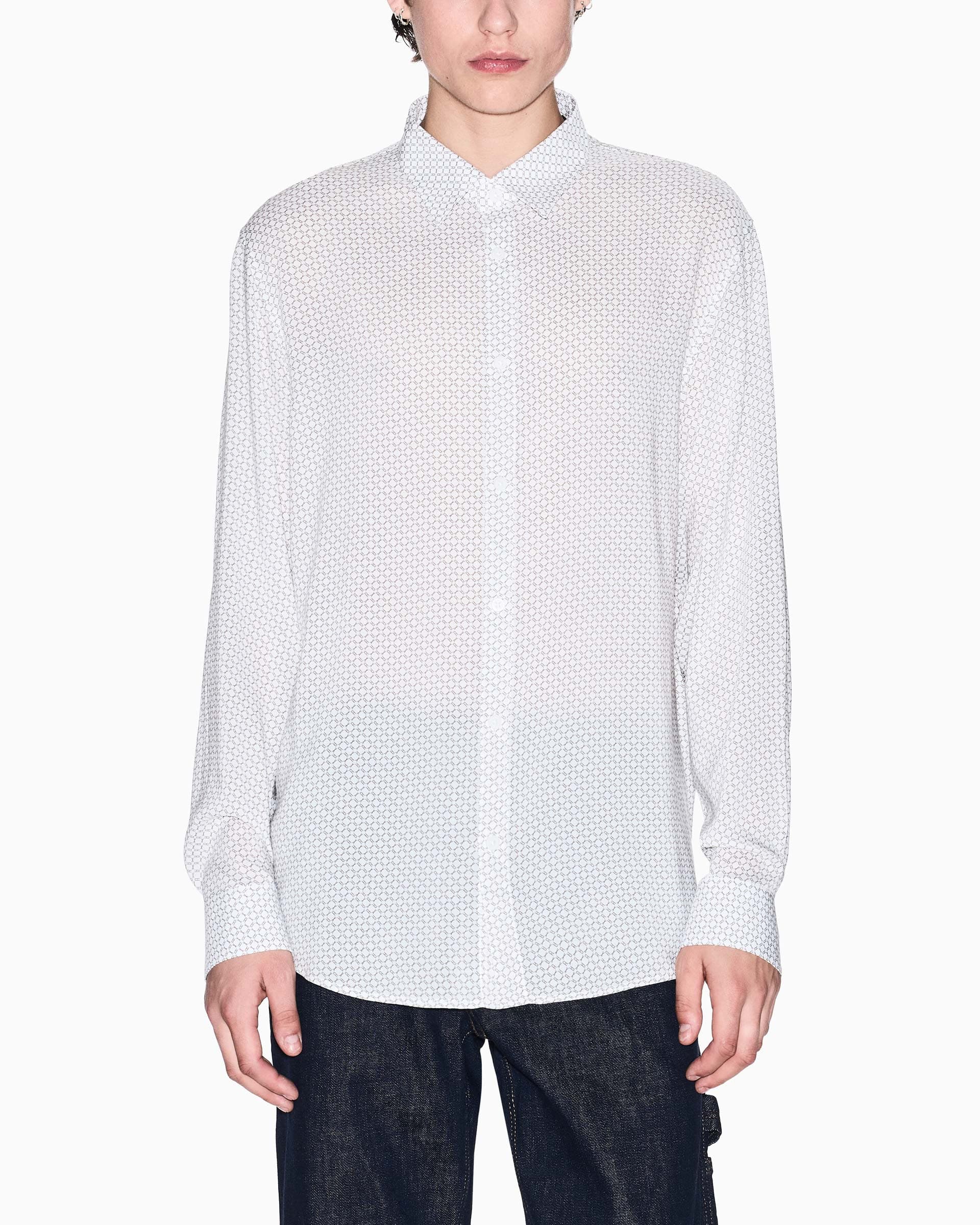 Armani Exchange Camisa Armani Exchange XM000668 Branco