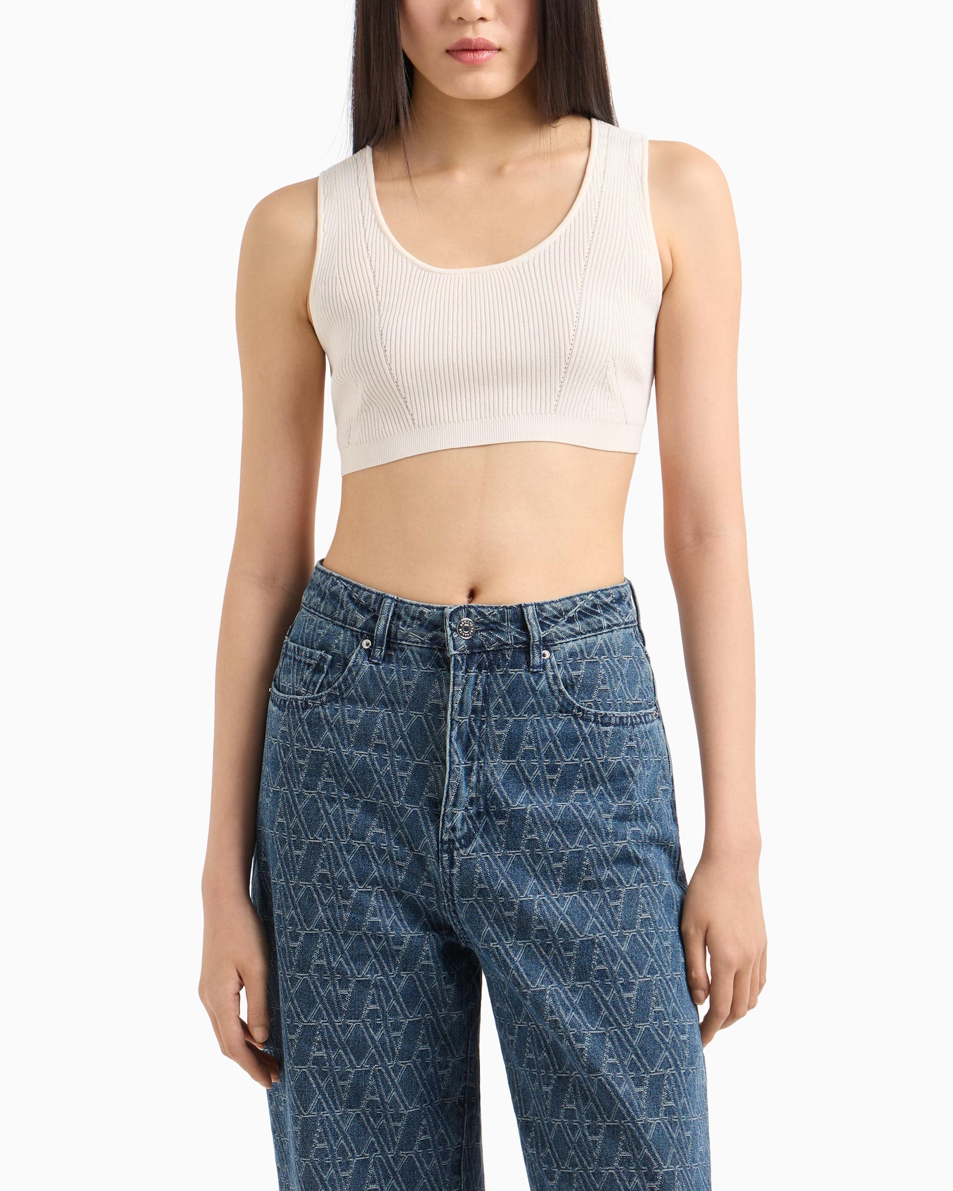 Armani Exchange Top Armani Exchange XW000577 Bege