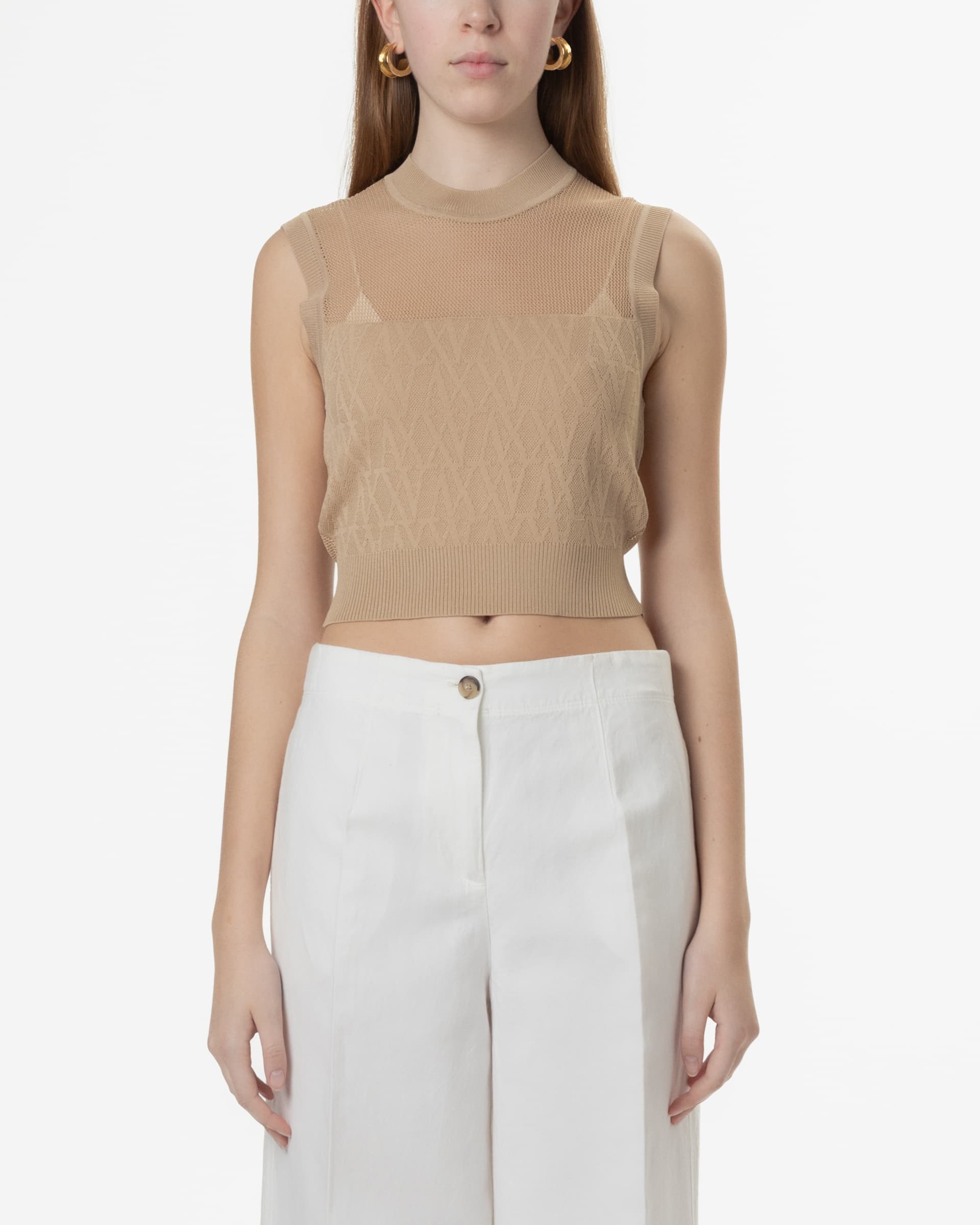 Armani Exchange Top Armani Exchange XW000580 Bege