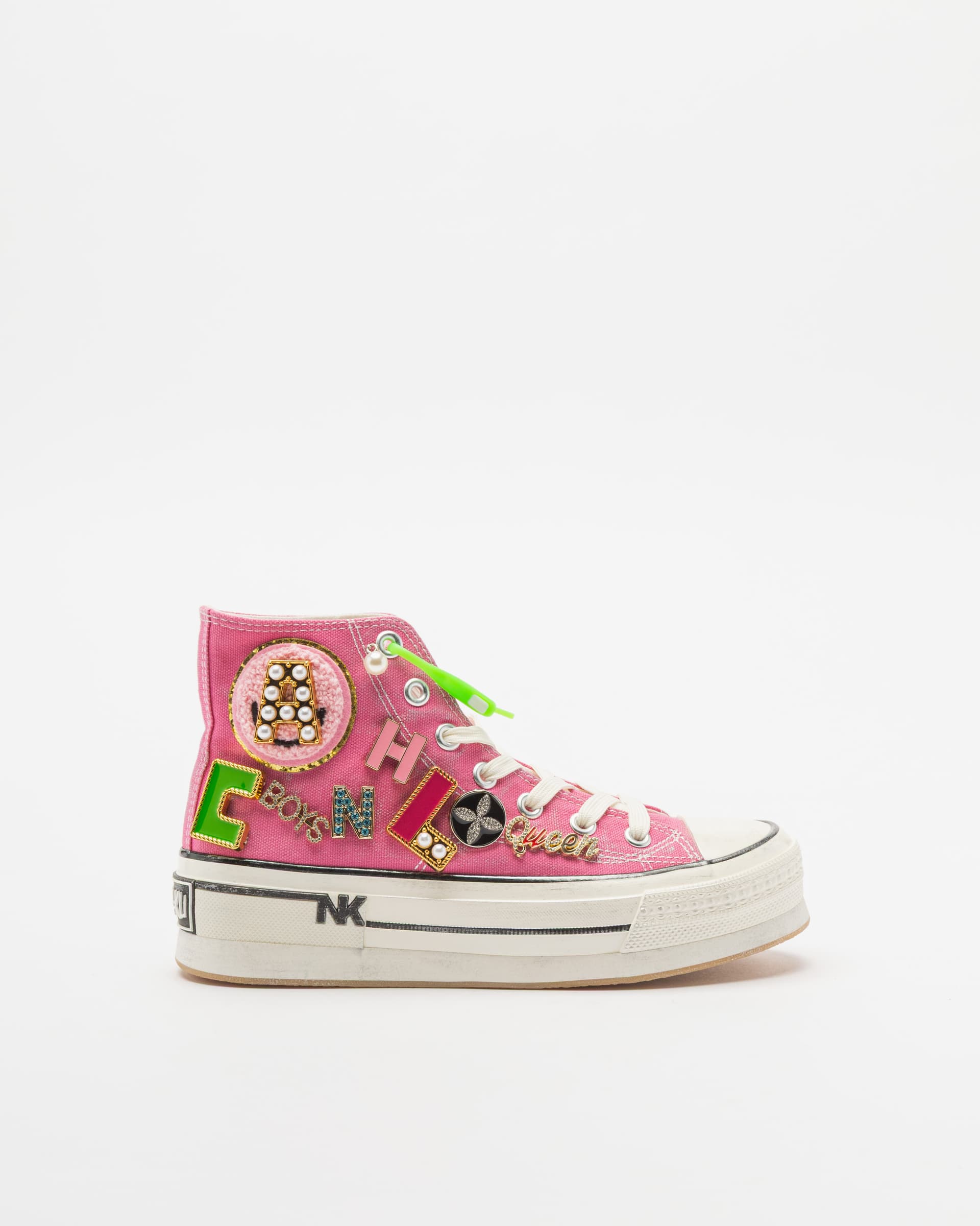 Nan-Ku Couture Sapatilhas cano alto Nan-Ku Couture DSA-15 Rosa
